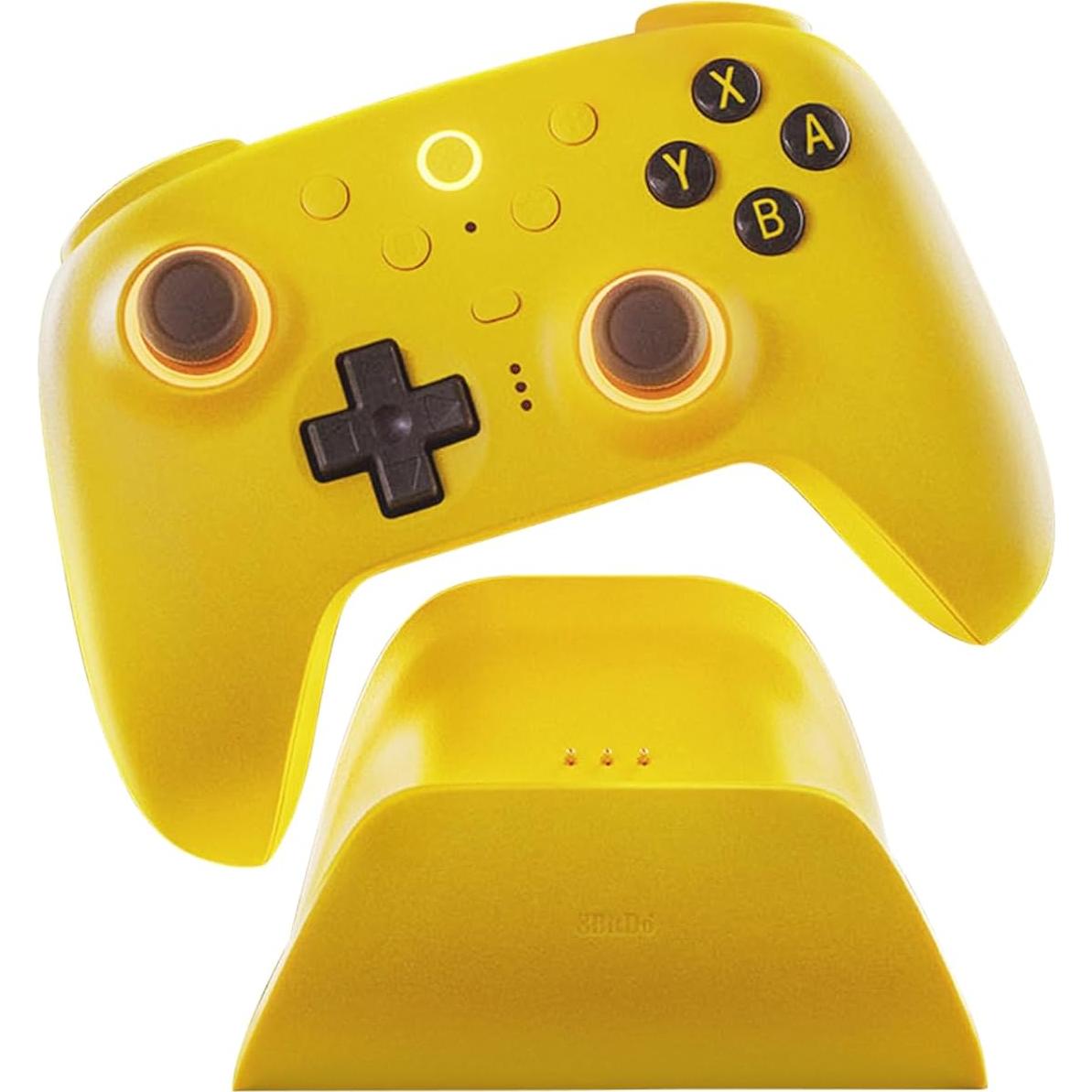 Controlador Bluetooth 8Bitdo Ultimate 2 para Switch y PC - Amarillo