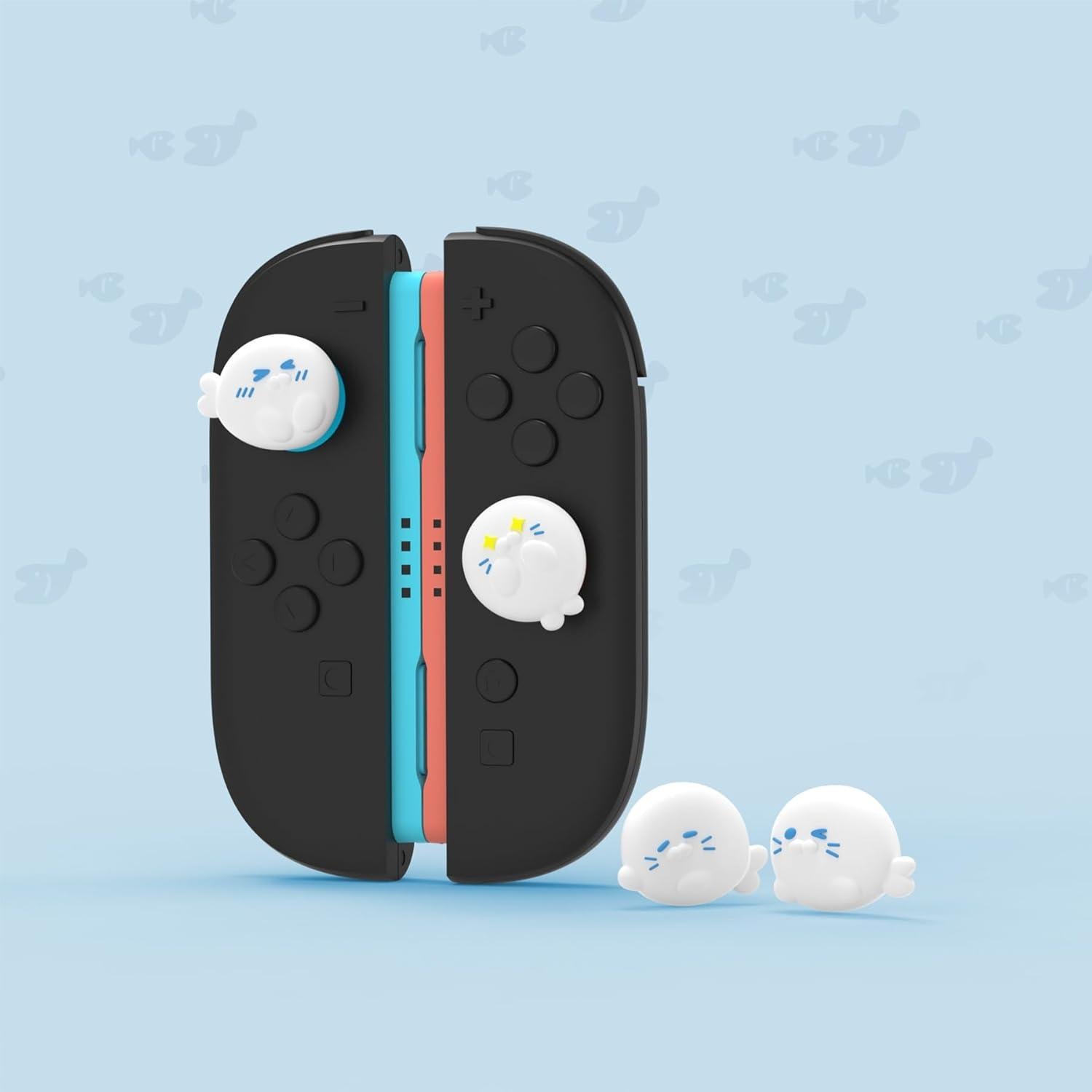 Agarraderas para Pulgares PlayVital para Nintendo Switch 2 - Silicona