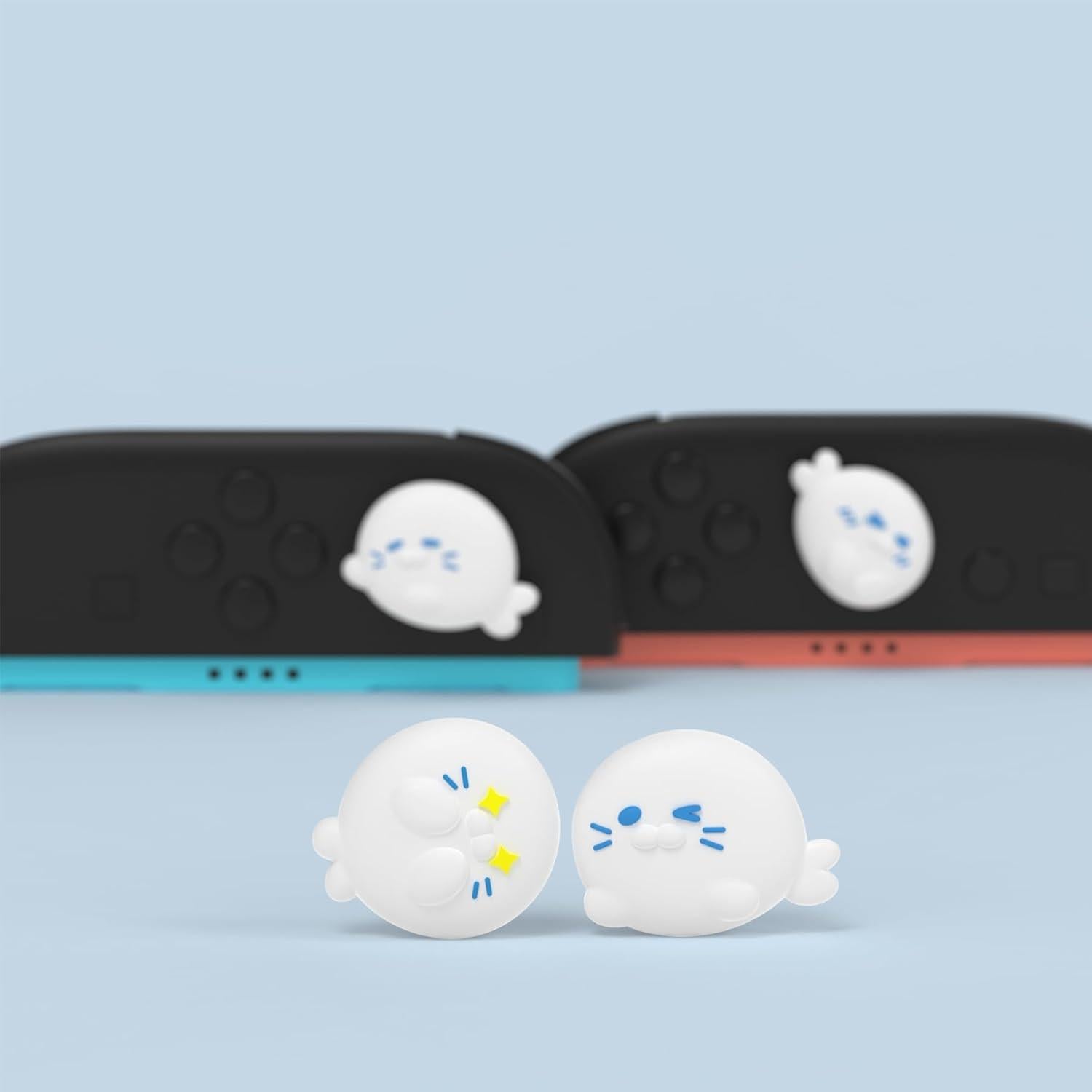 Agarraderas para Pulgares PlayVital para Nintendo Switch 2 - Silicona