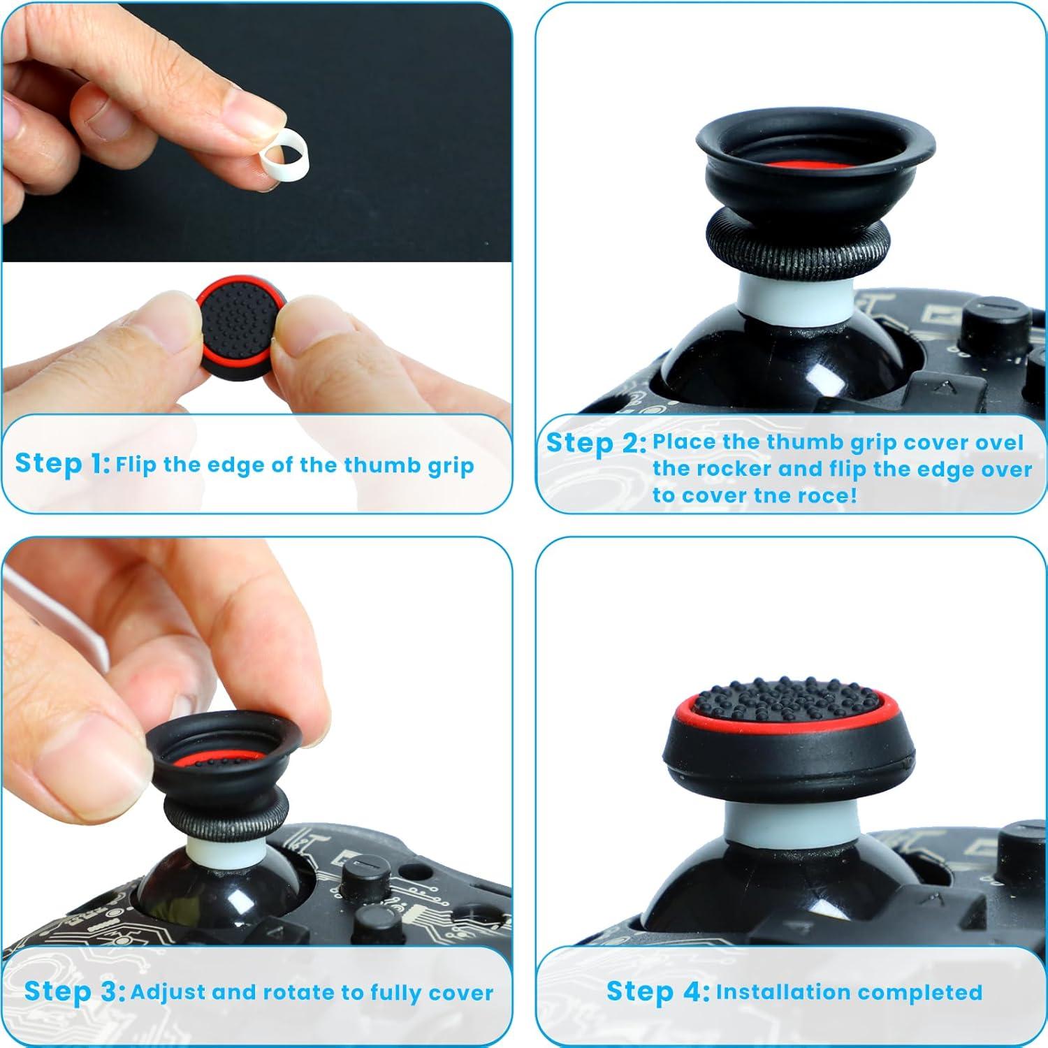 Juego de 16 Tapas de Joystick Gallipower para PS4/PS5