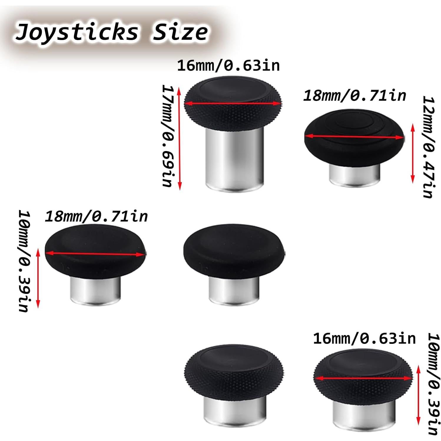 Palancas Magnéticas de Metal Mingxiong para Xbox Elite 2 - 7 en 1