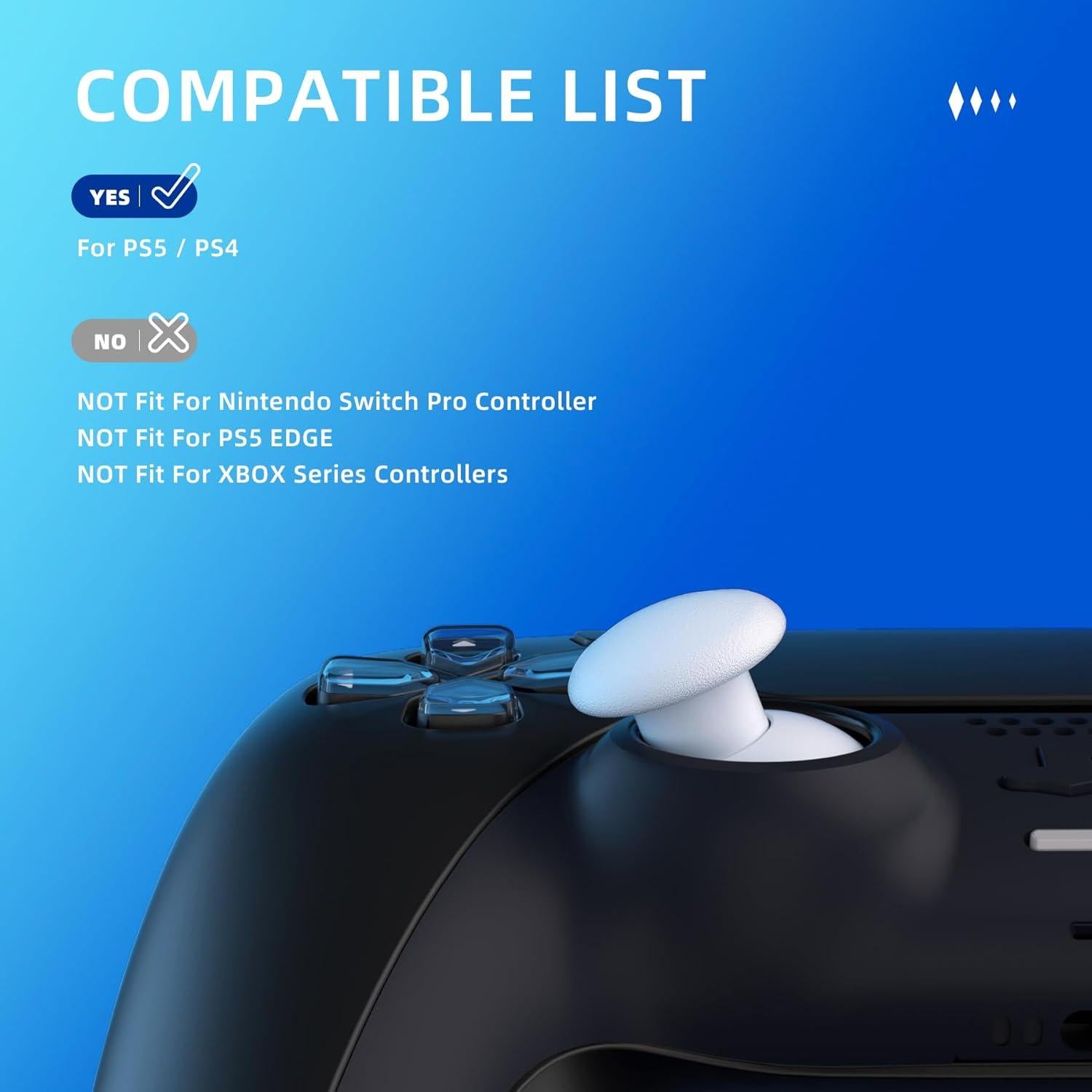 Palancas Intercambiables eXtremeRate EDGE para PS5 - Robot Blanco