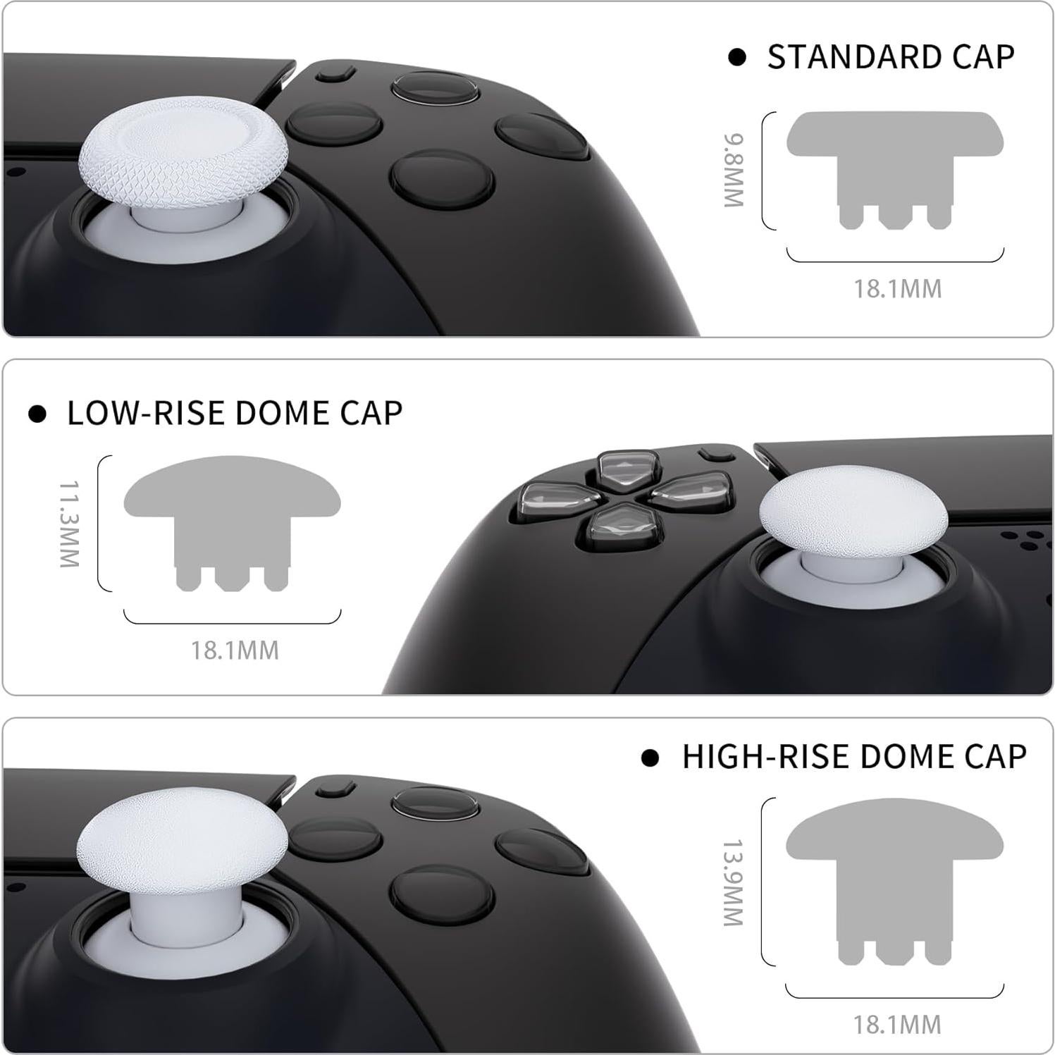 Palancas Intercambiables eXtremeRate EDGE para PS5 - Robot Blanco