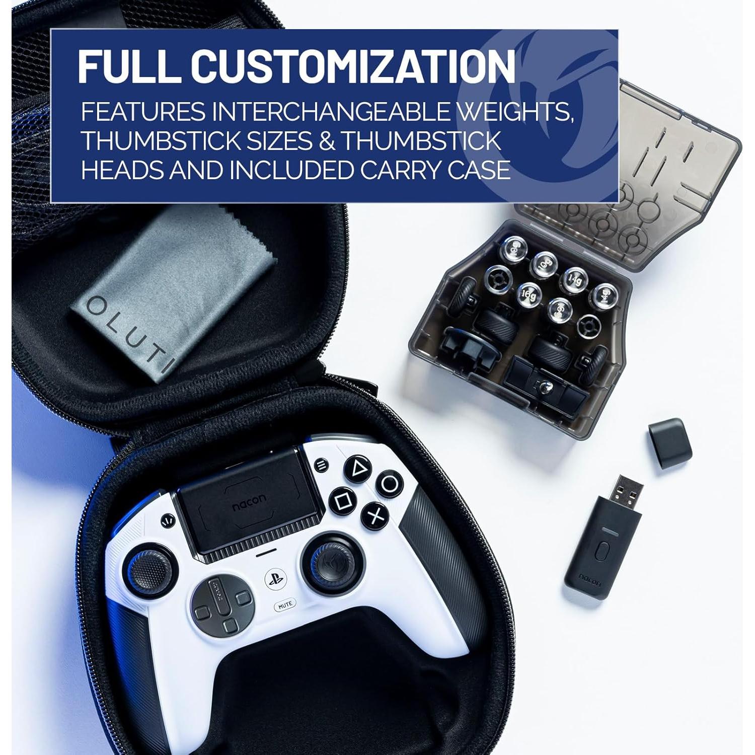 Controlador Inalámbrico NACON Revolution 5 Pro PS5/PS4/PC - Blanco