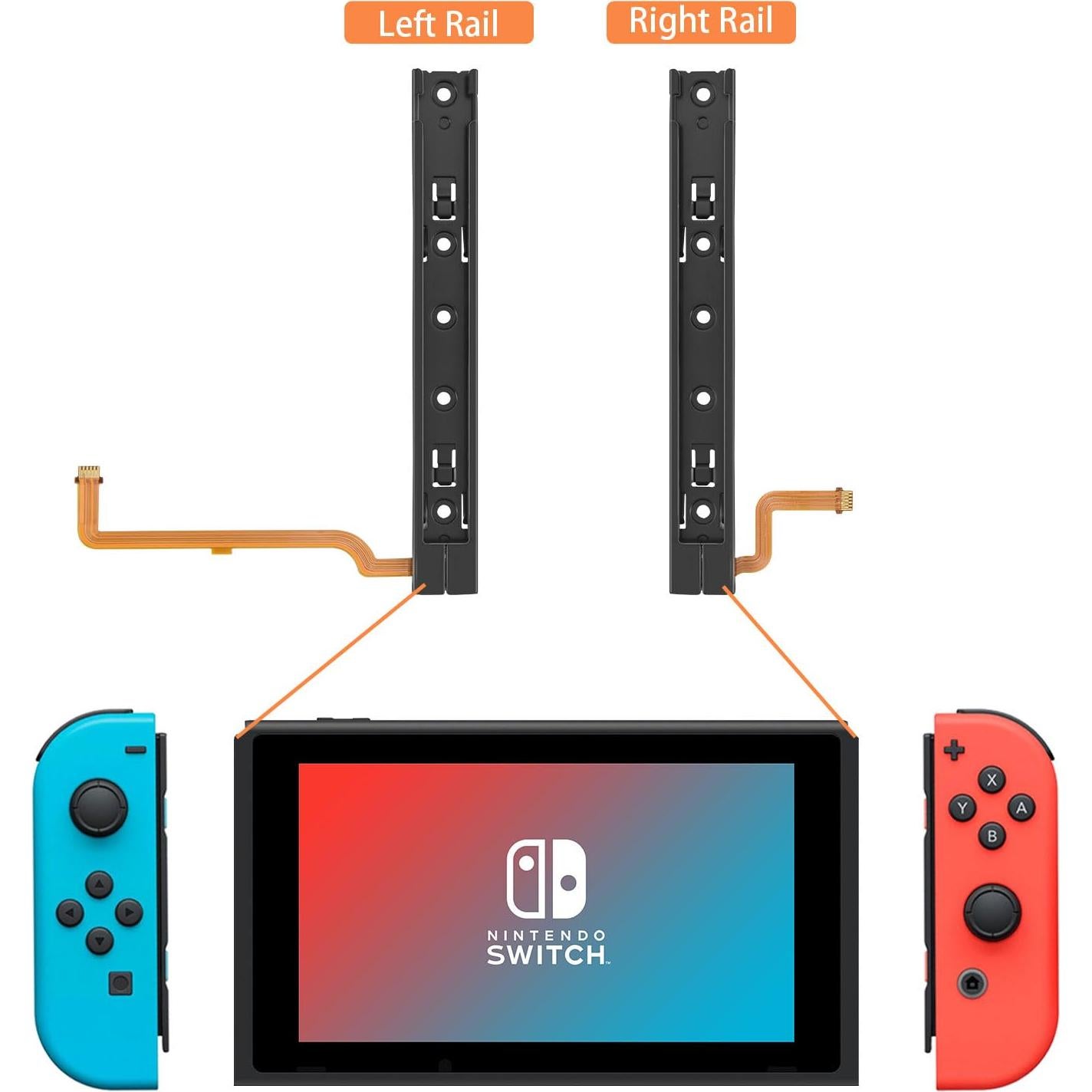 Riel Deslizante JAOYSTII para Consola Nintendo Switch - Reemplazo