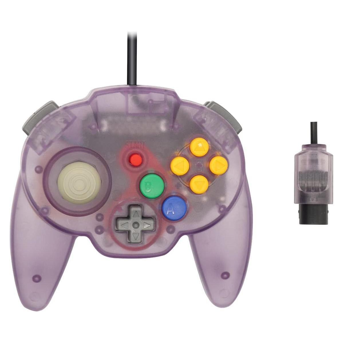 Controlador con cable Intec Gaming Warrior 64 para Nintendo 64 Púrpura