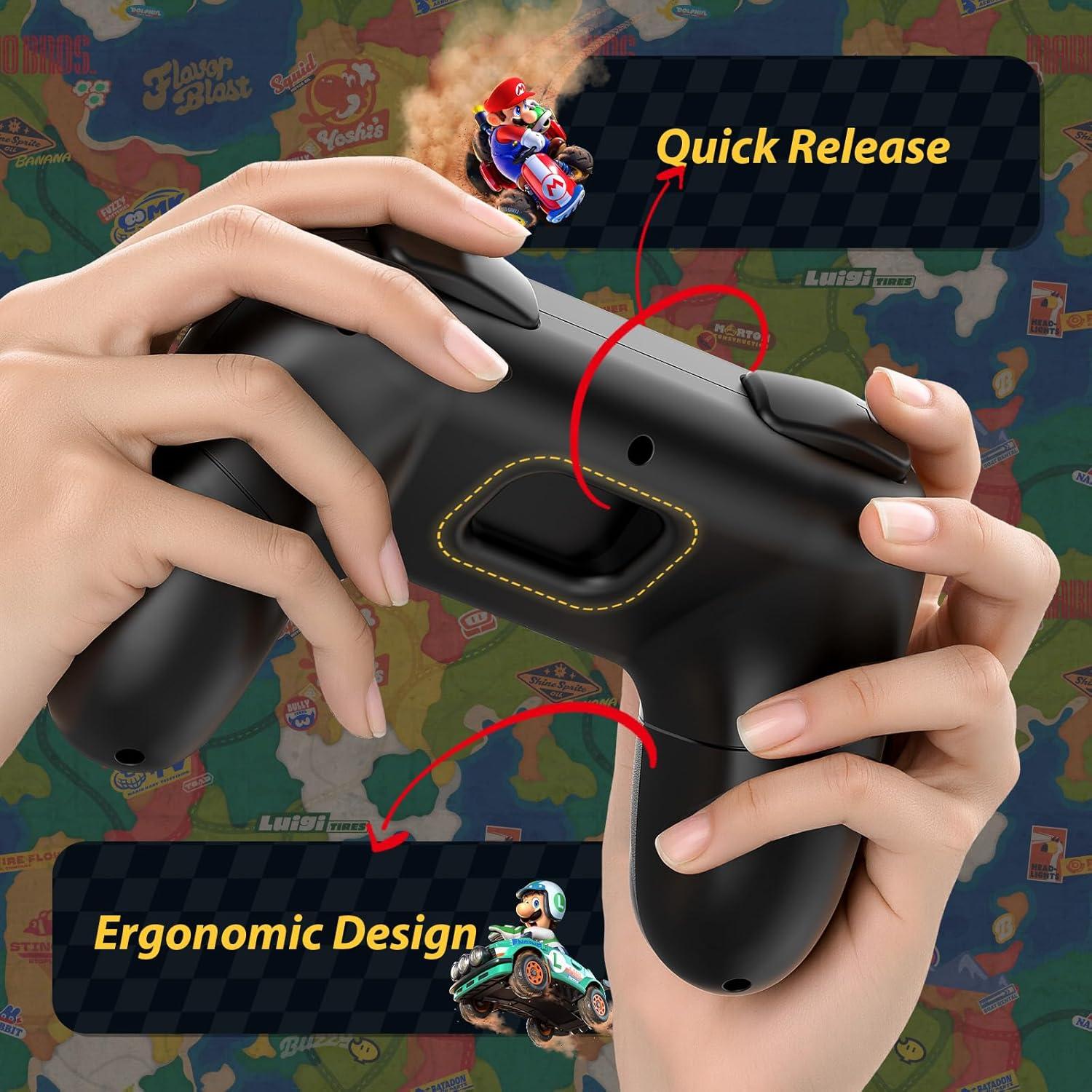 Agarraderas y Volantes Mozuper para Nintendo Switch 2 - 8 en 1