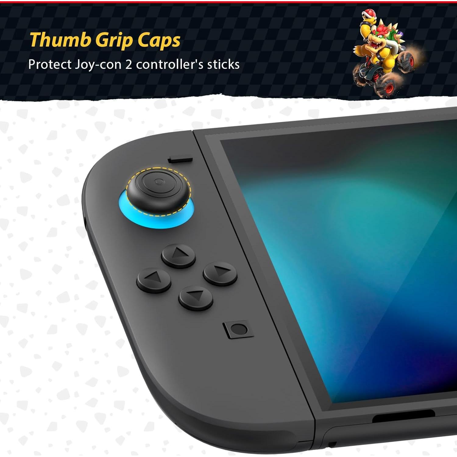 Agarraderas y Volantes Mozuper para Nintendo Switch 2 - 8 en 1