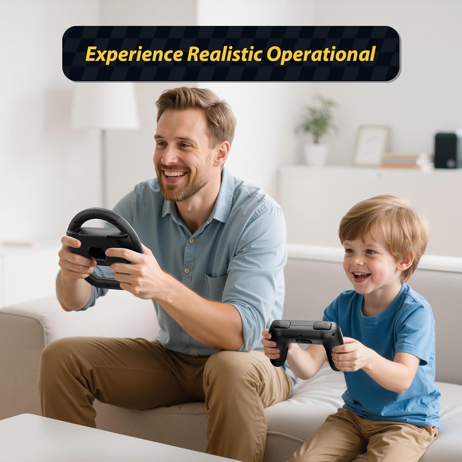 Agarraderas y Volantes Mozuper para Nintendo Switch 2 - 8 en 1