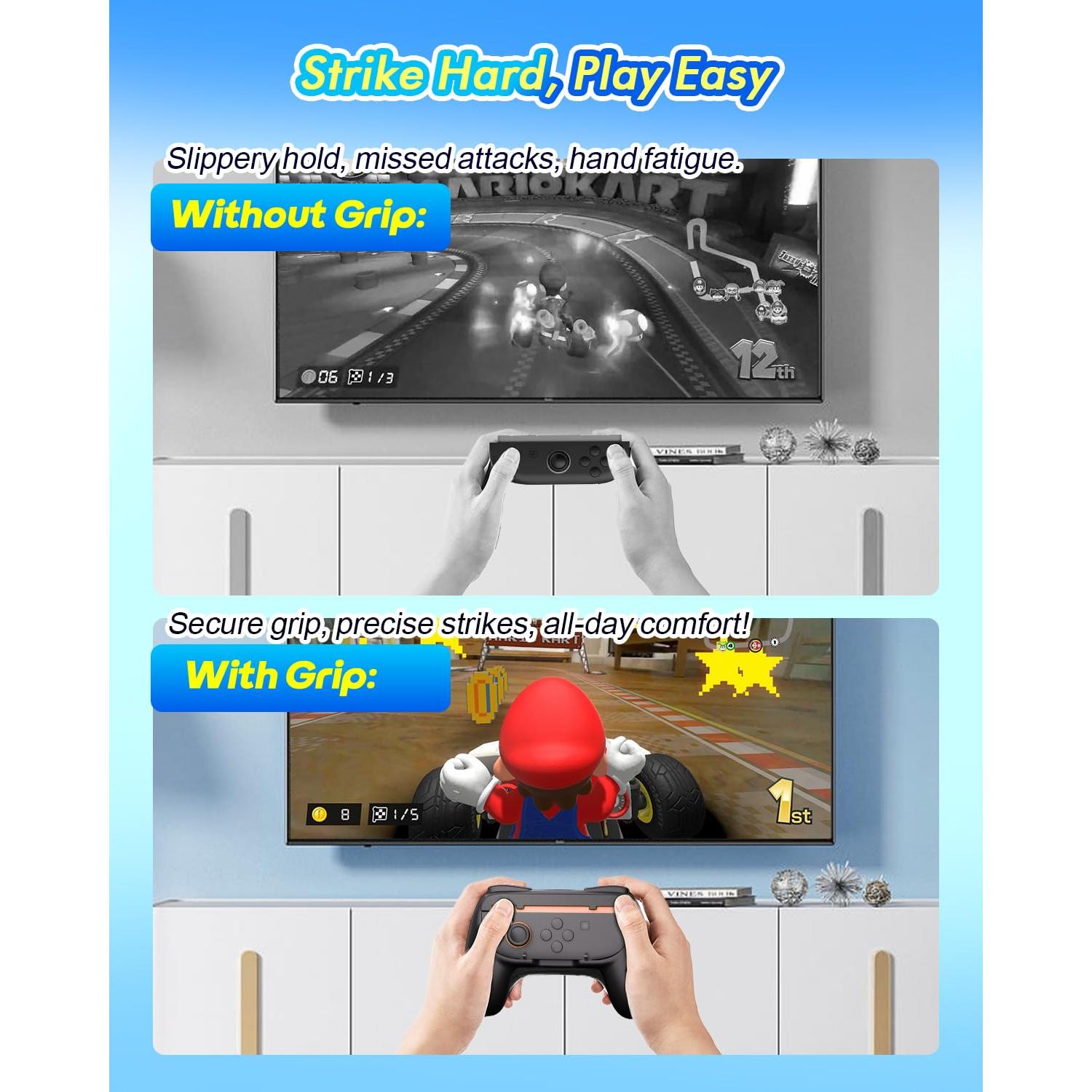 Agarraderas Ergonómicas Joy-Con YOUHODA para Nintendo Switch 2