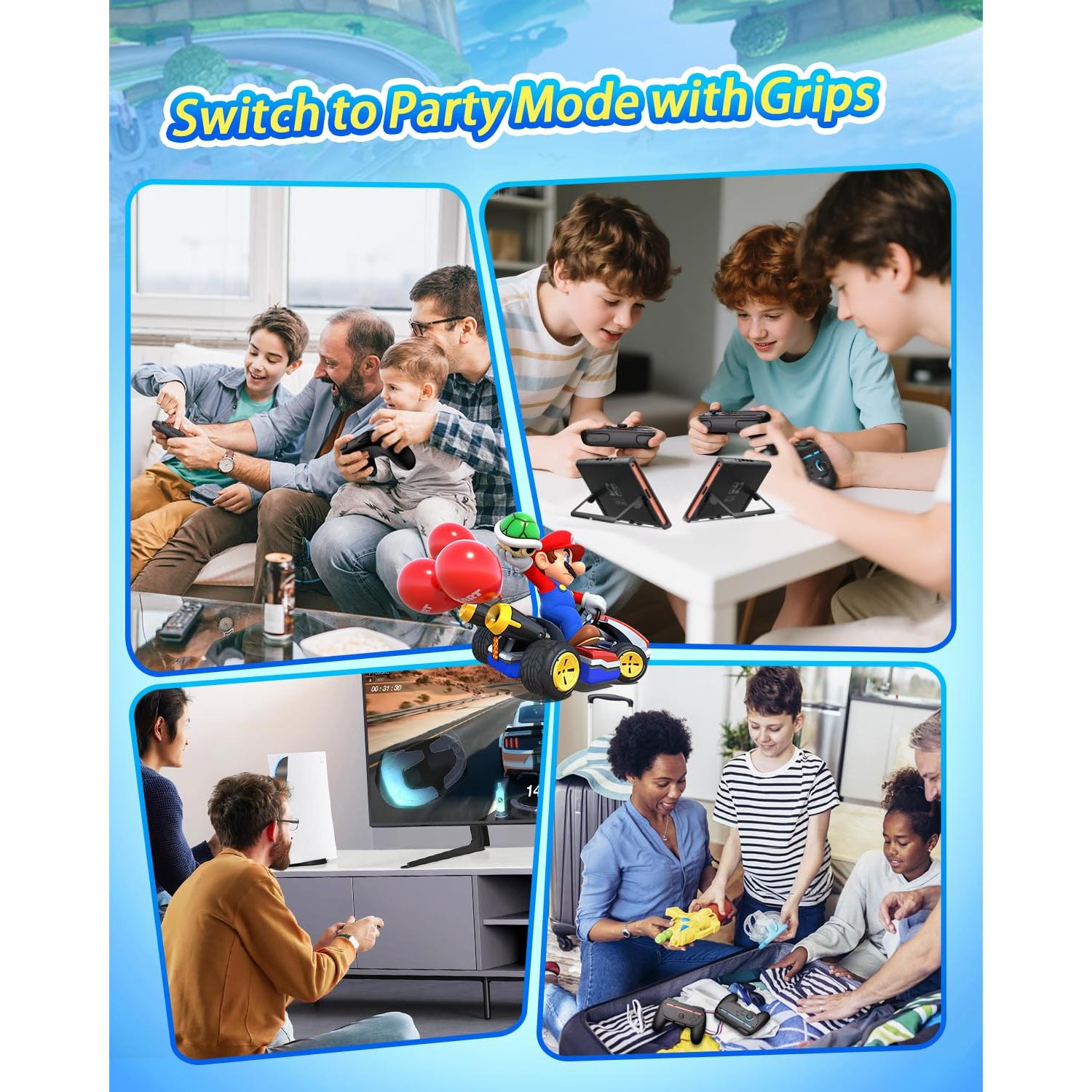 Agarraderas Ergonómicas Joy-Con YOUHODA para Nintendo Switch 2