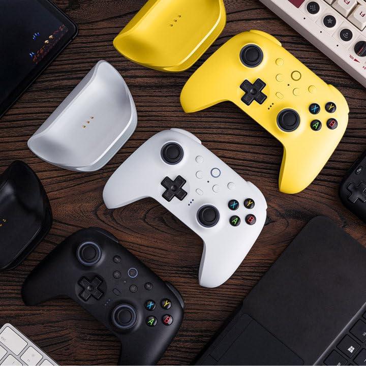 Controlador Bluetooth 8BitDo Ultimate 2 Amarillo con Joysticks TMR