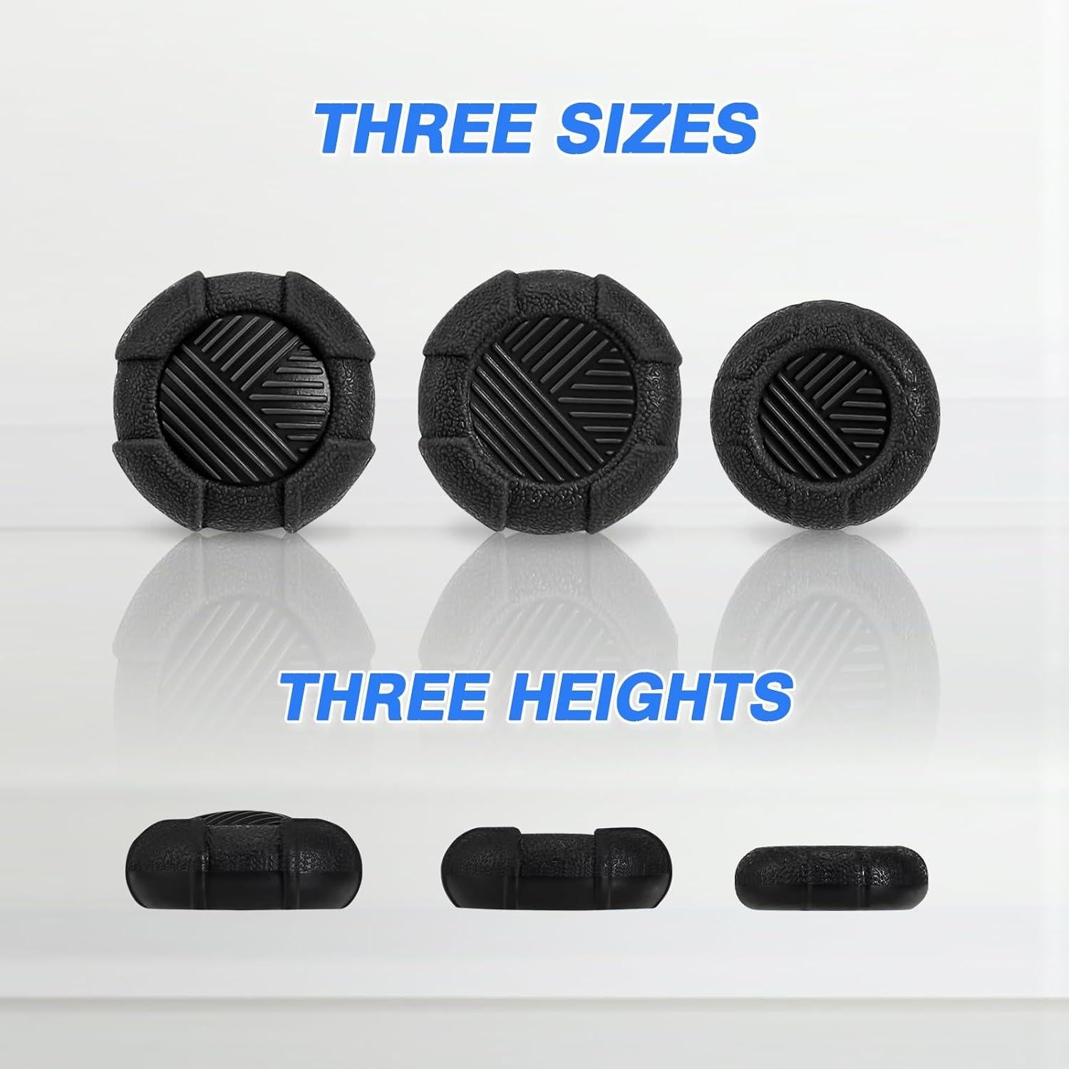 Agarraderas de Silicona DLseego para Nintendo Switch 2 - Negro