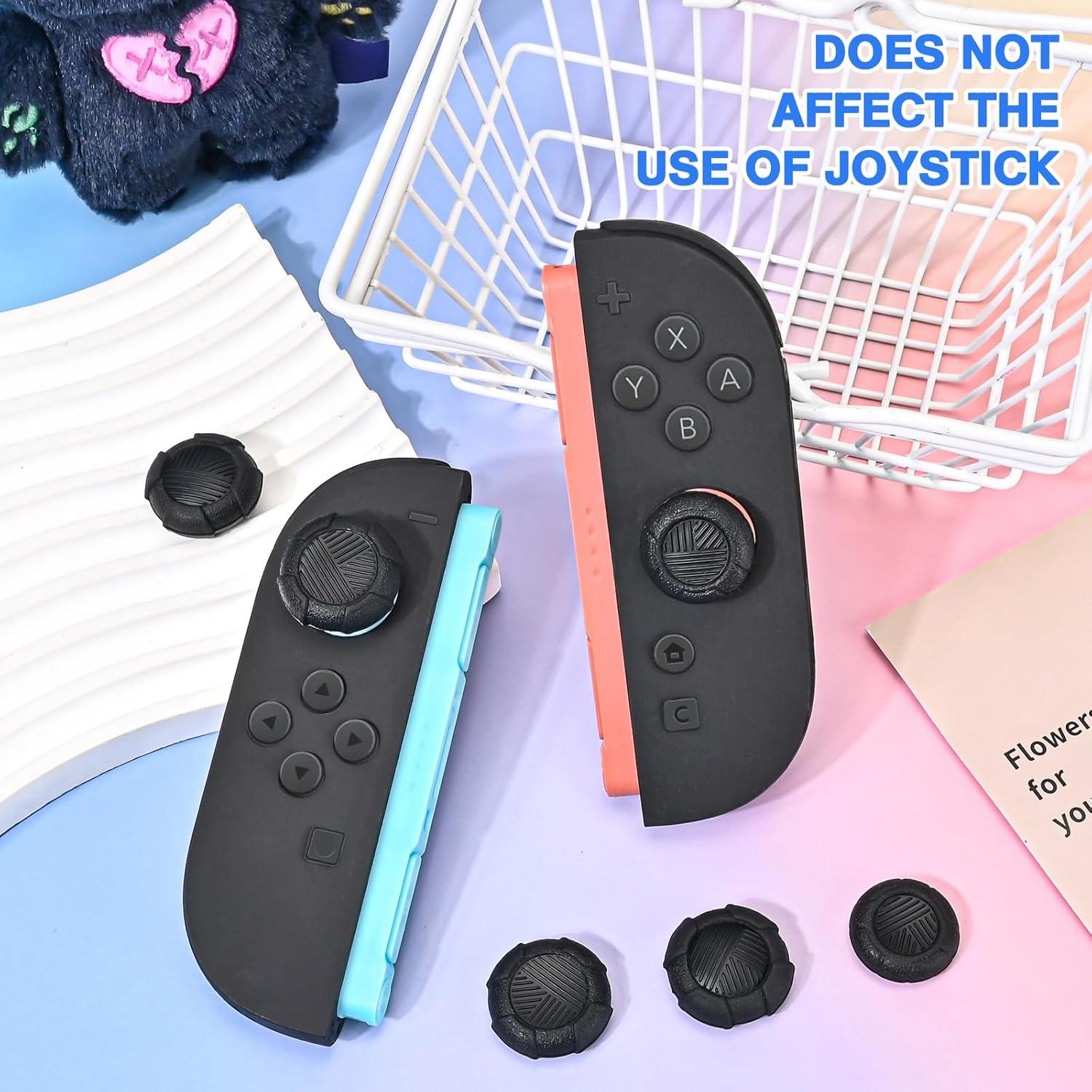 Agarraderas de Silicona DLseego para Nintendo Switch 2 - Negro