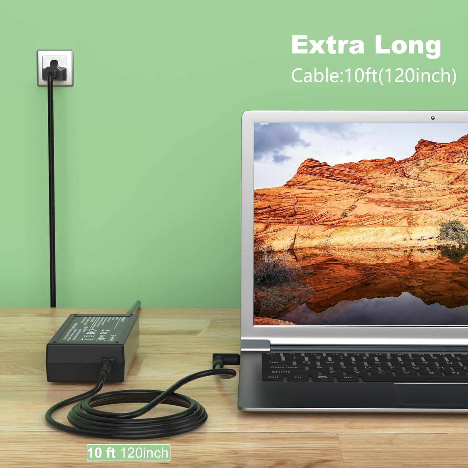 Cargador de Laptop 65W Eokoowo para HP Pavilion y Elitebook