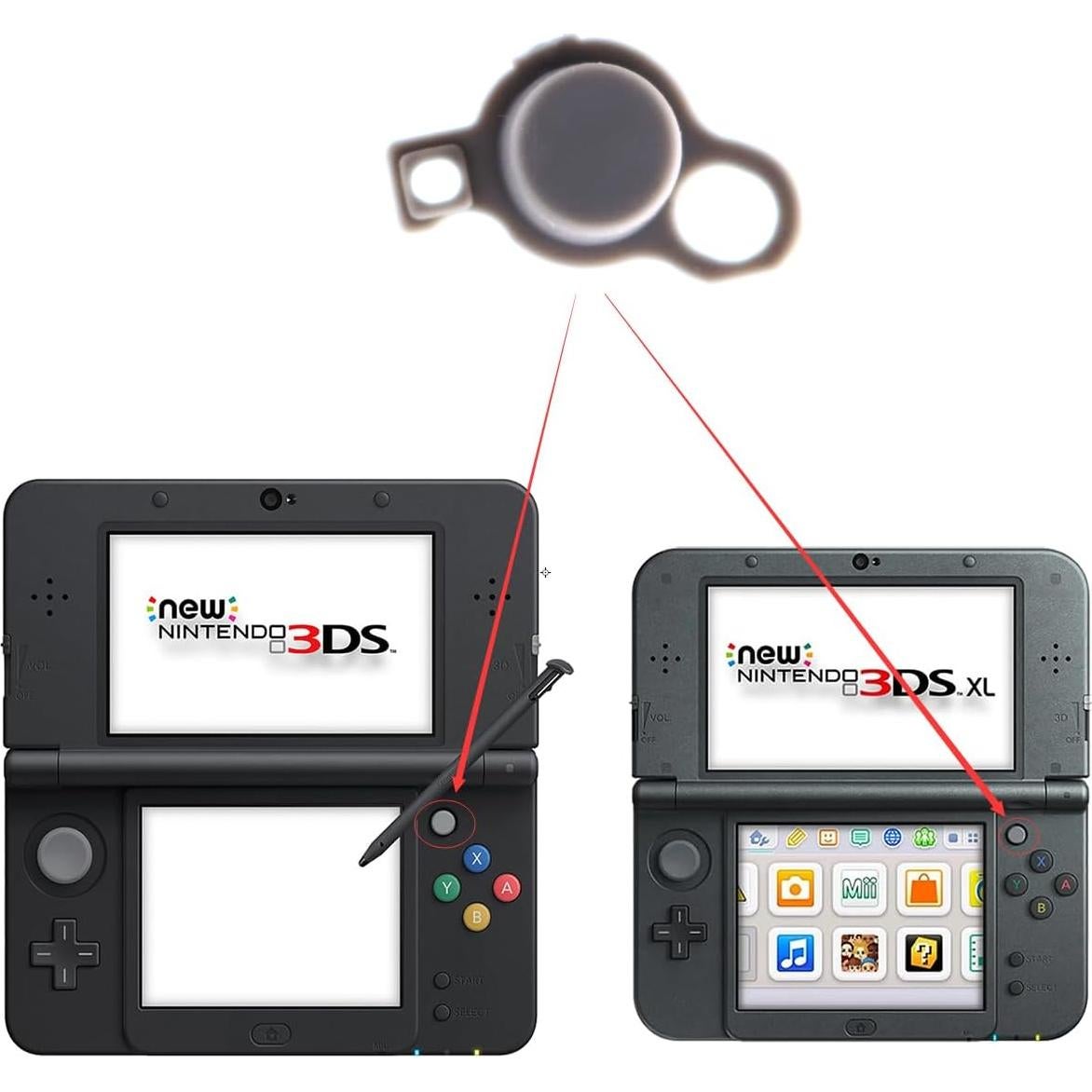 Tapa de joystick analógico C Deal4GO para Nintendo New 3DS XL