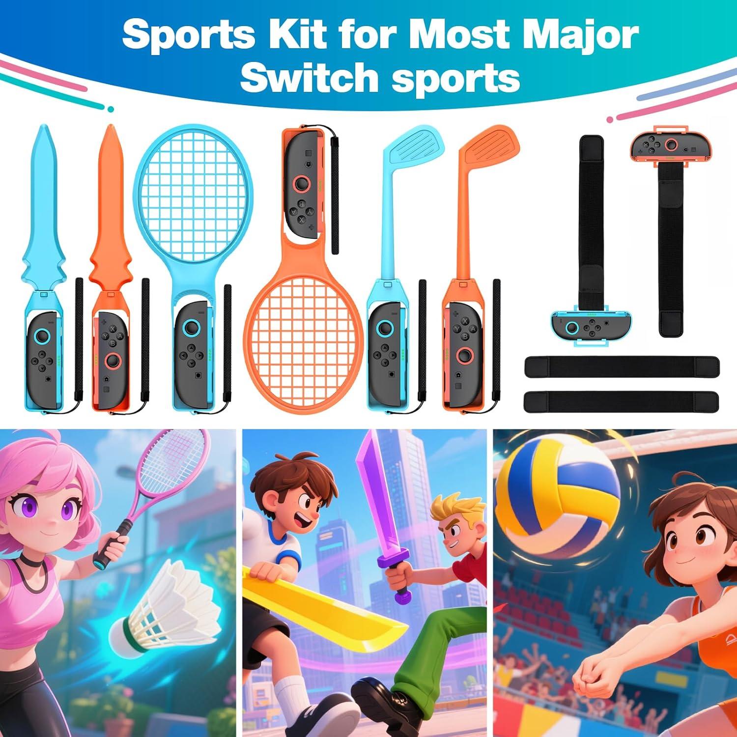 Kit de Accesorios Deportivos CYOYPPY 13 en 1 para Switch 2