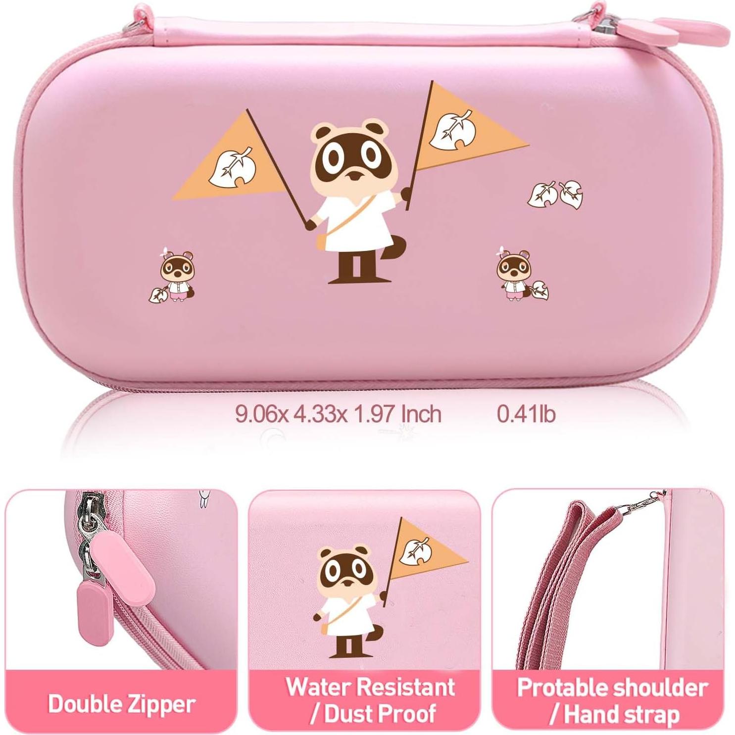 Kit de Accesorios 11 en 1 YOOWA para Nintendo Switch Lite Rosa