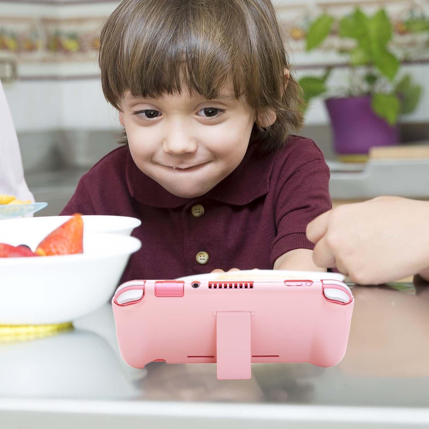 Kit de Accesorios 11 en 1 YOOWA para Nintendo Switch Lite Rosa