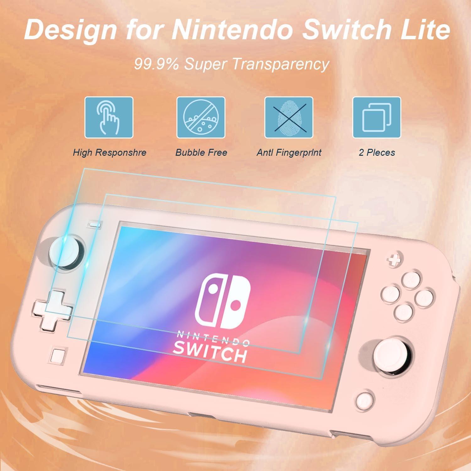 Kit de Accesorios 11 en 1 YOOWA para Nintendo Switch Lite Rosa