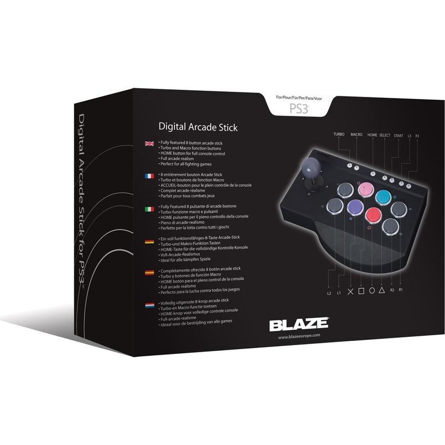 Joystick Arcade PS3 Tommo 8 Botones Turbo Home