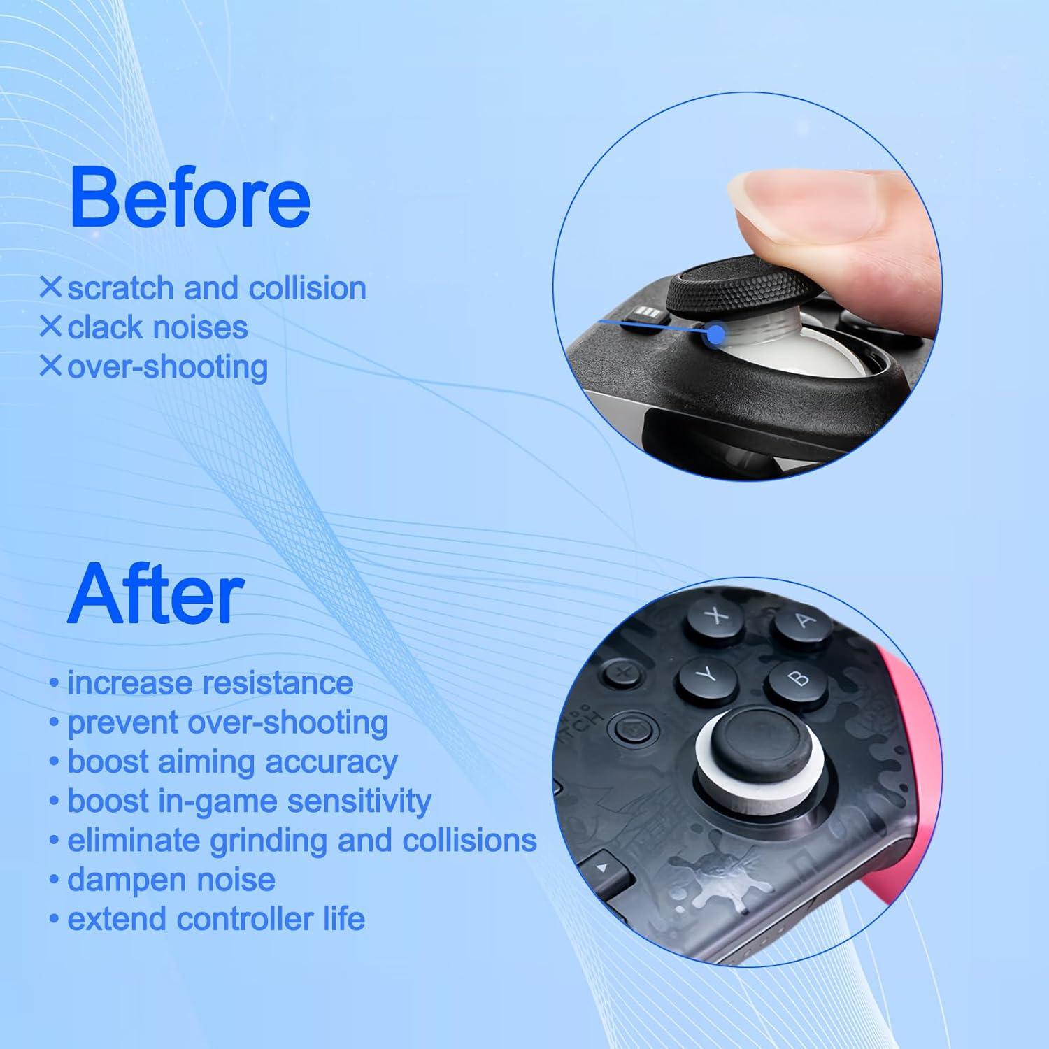 36 Anillos de Precisión MYPUQIAO para Joystick PS4 PS5 Xbox