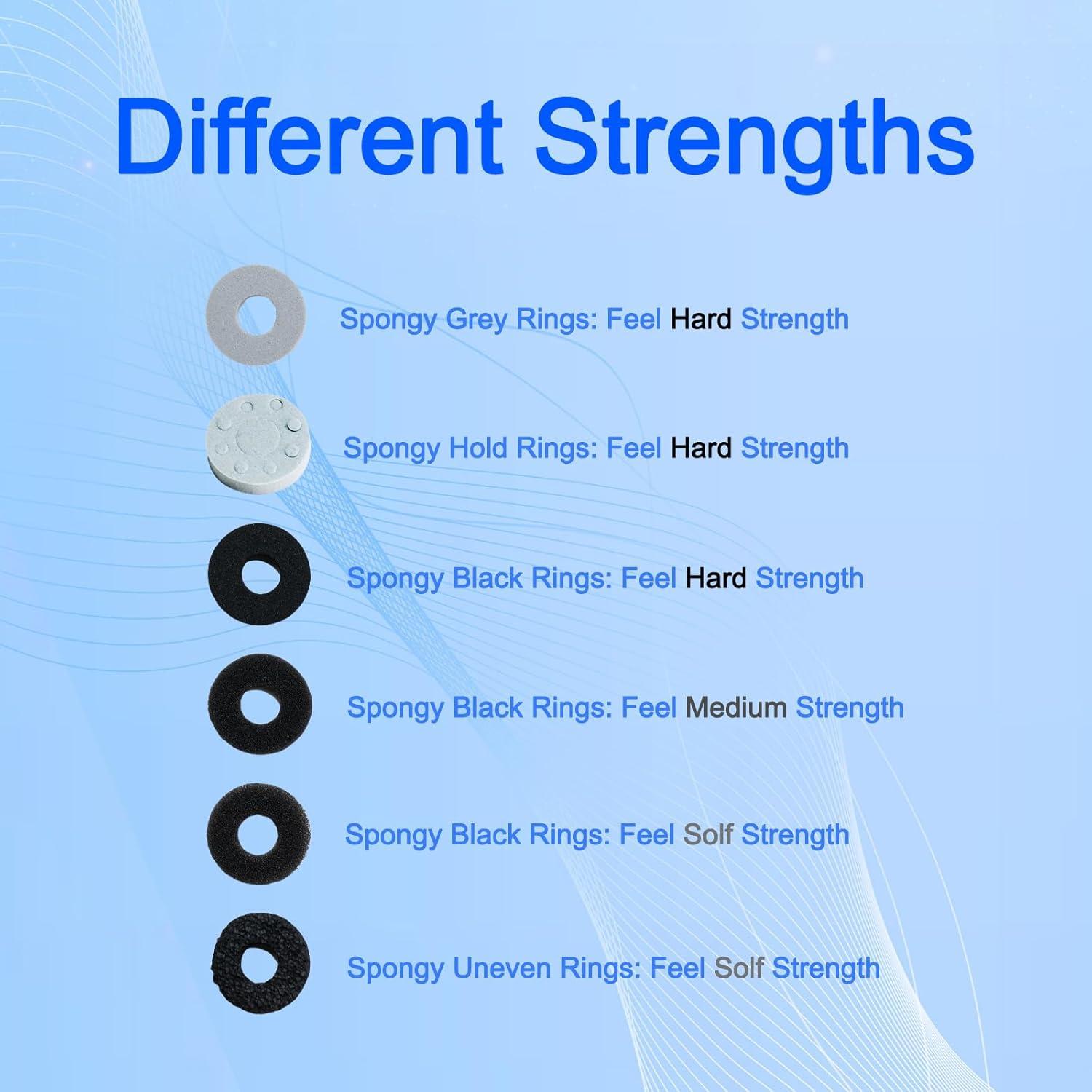 36 Anillos de Precisión MYPUQIAO para Joystick PS4 PS5 Xbox