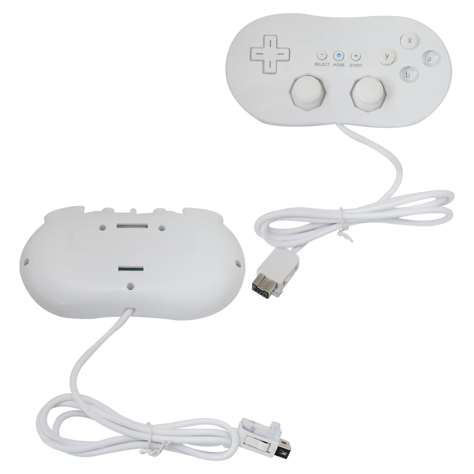 Controlador Clásico con Cable INGQI para Nintendo Wii/Wii U - 2 Unidades