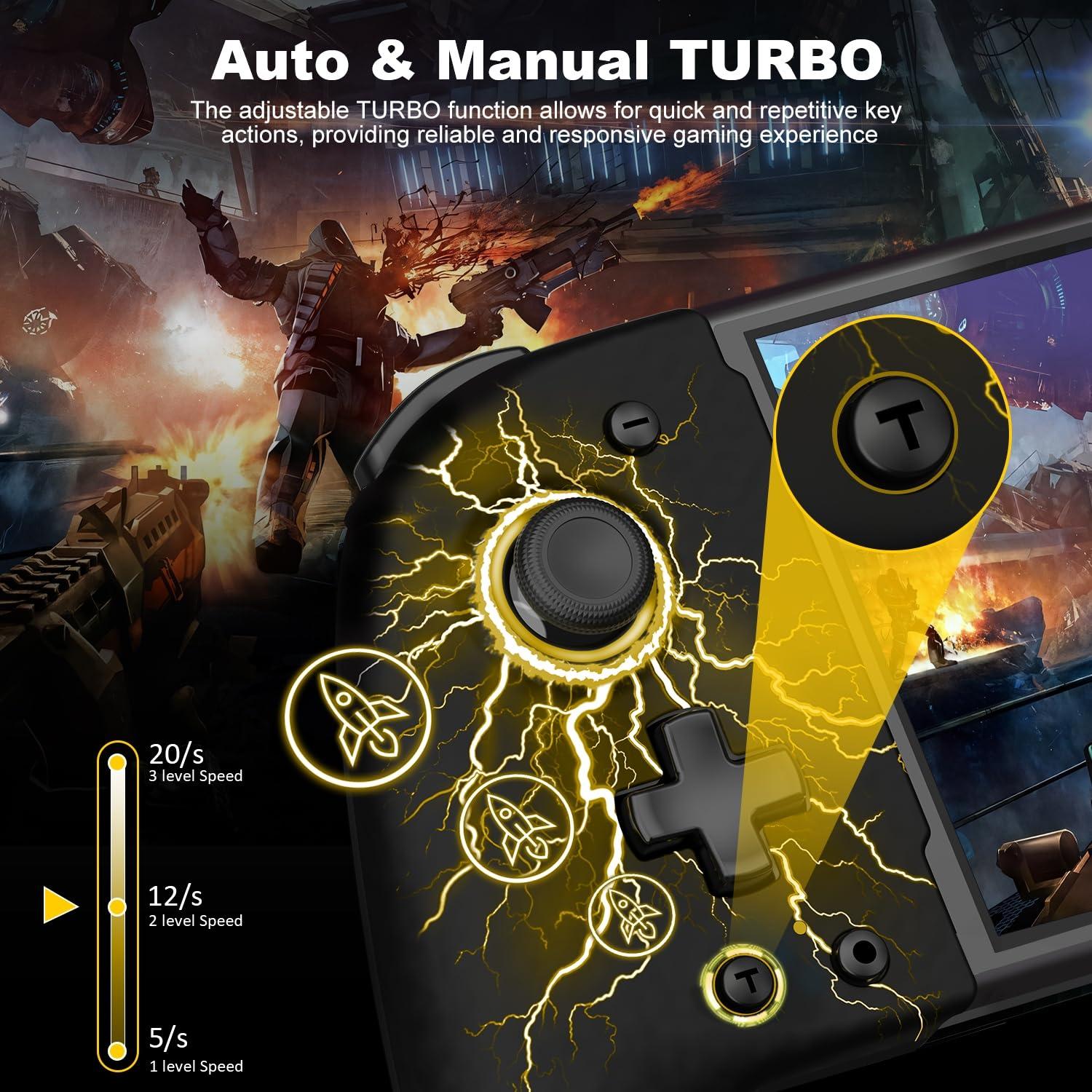 Controlador Inalámbrico Gammeefy JC200 para Nintendo Switch