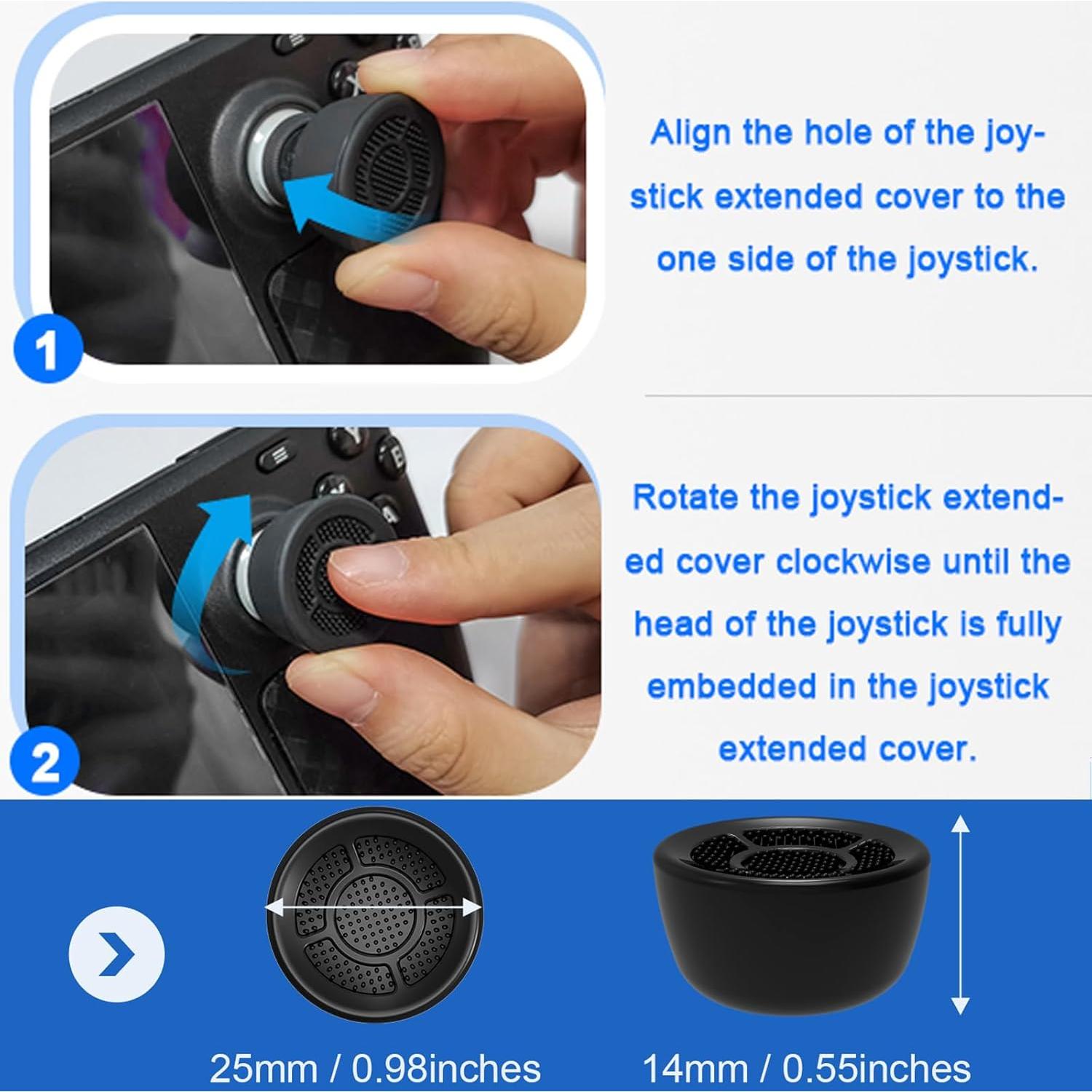 Cubierta de Silicona para Joystick PS5/PS4/Switch - 6 Piezas