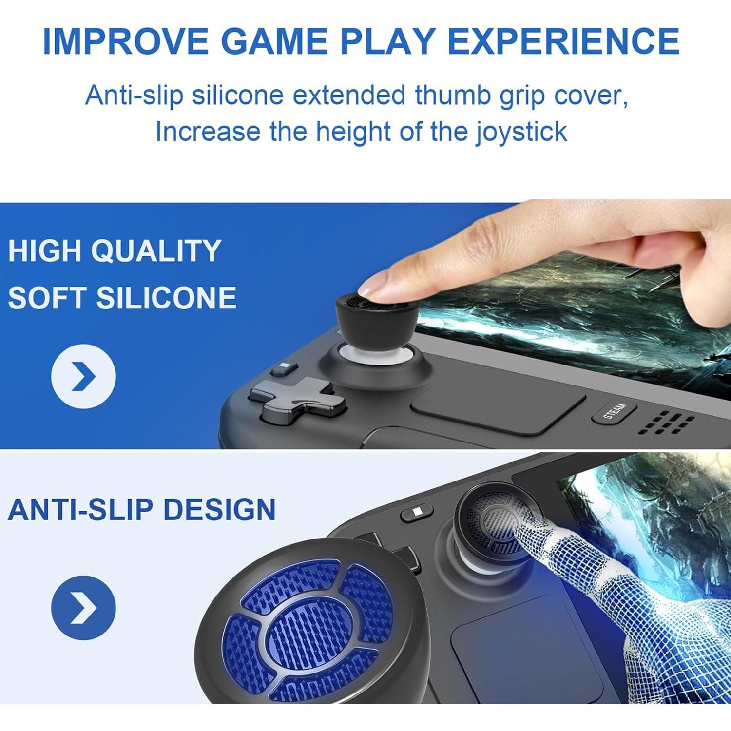 Cubierta de Silicona para Joystick PS5/PS4/Switch - 6 Piezas