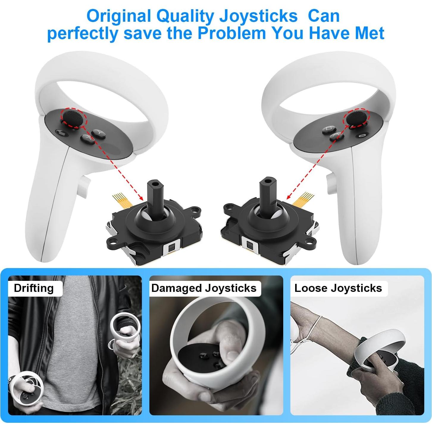 Kit de Reemplazo Joystick para Controlador Quest 2 Gamorek