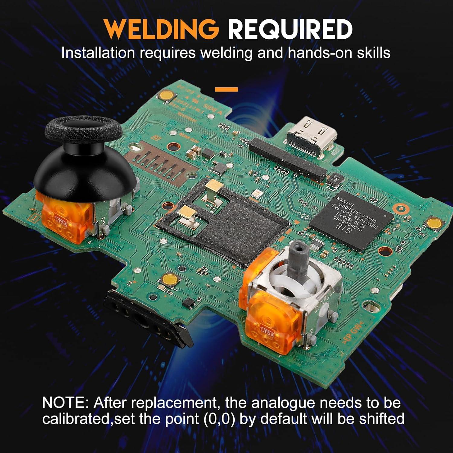 Joysticks Electromagnéticos TOMSIN TMR para Controlador PS5 - Paquete de 2