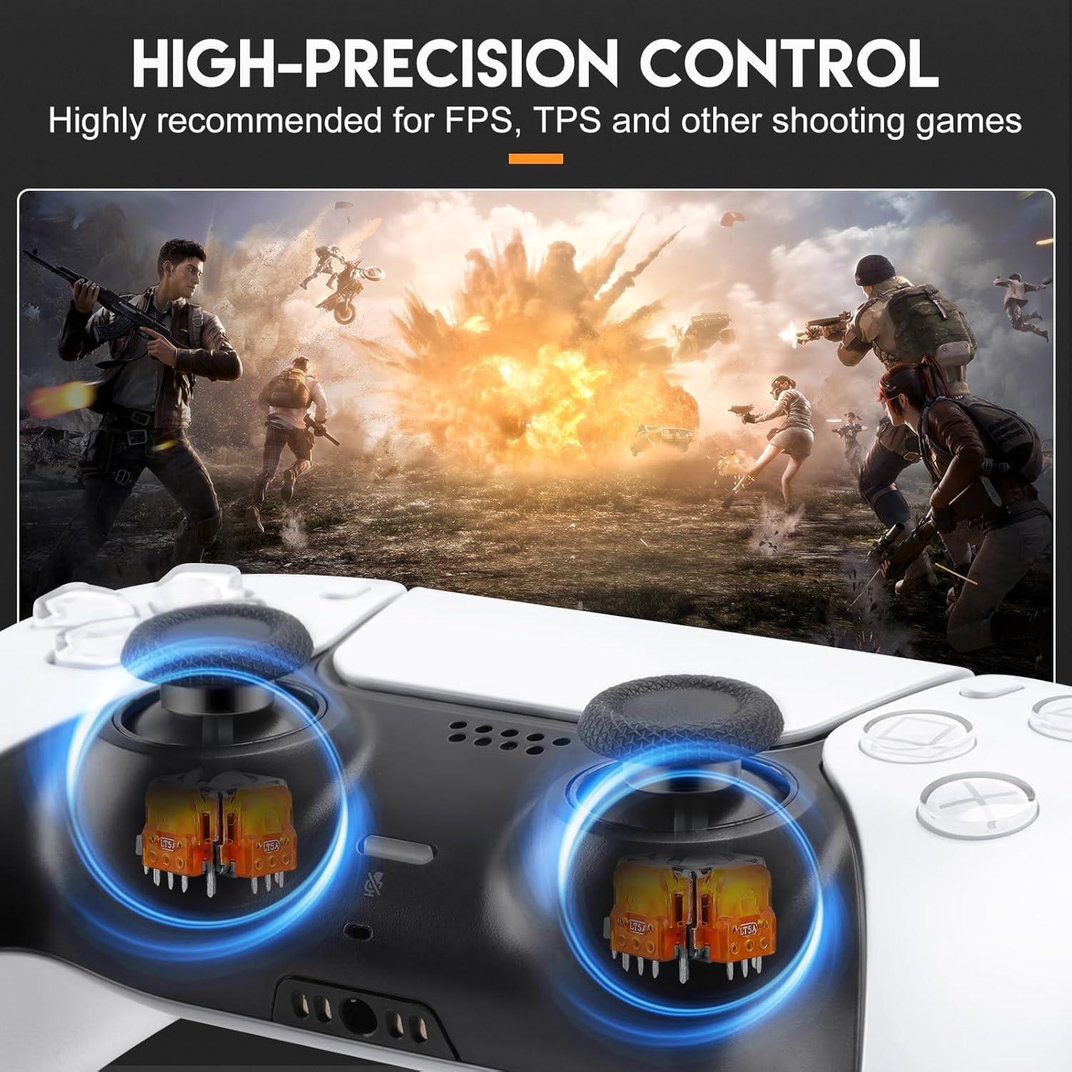 Joysticks Electromagnéticos TOMSIN TMR para Controlador PS5 - Paquete de 2