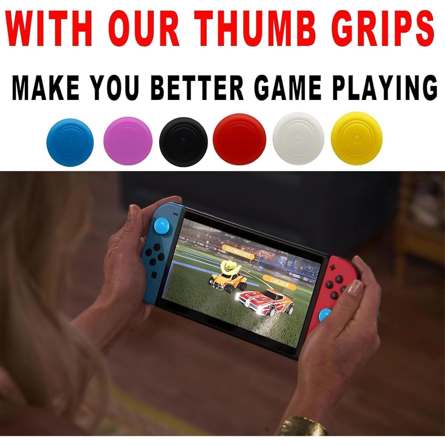 50 Tapas de Reemplazo Silicona CDHKOZ para Nintendo Switch