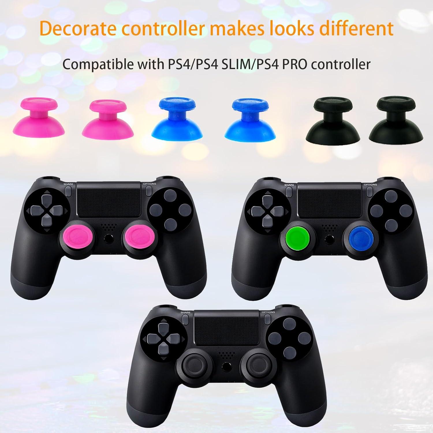 10 Joysticks Analógicos Reemplazo CDHKOZ para PS4 Rosa