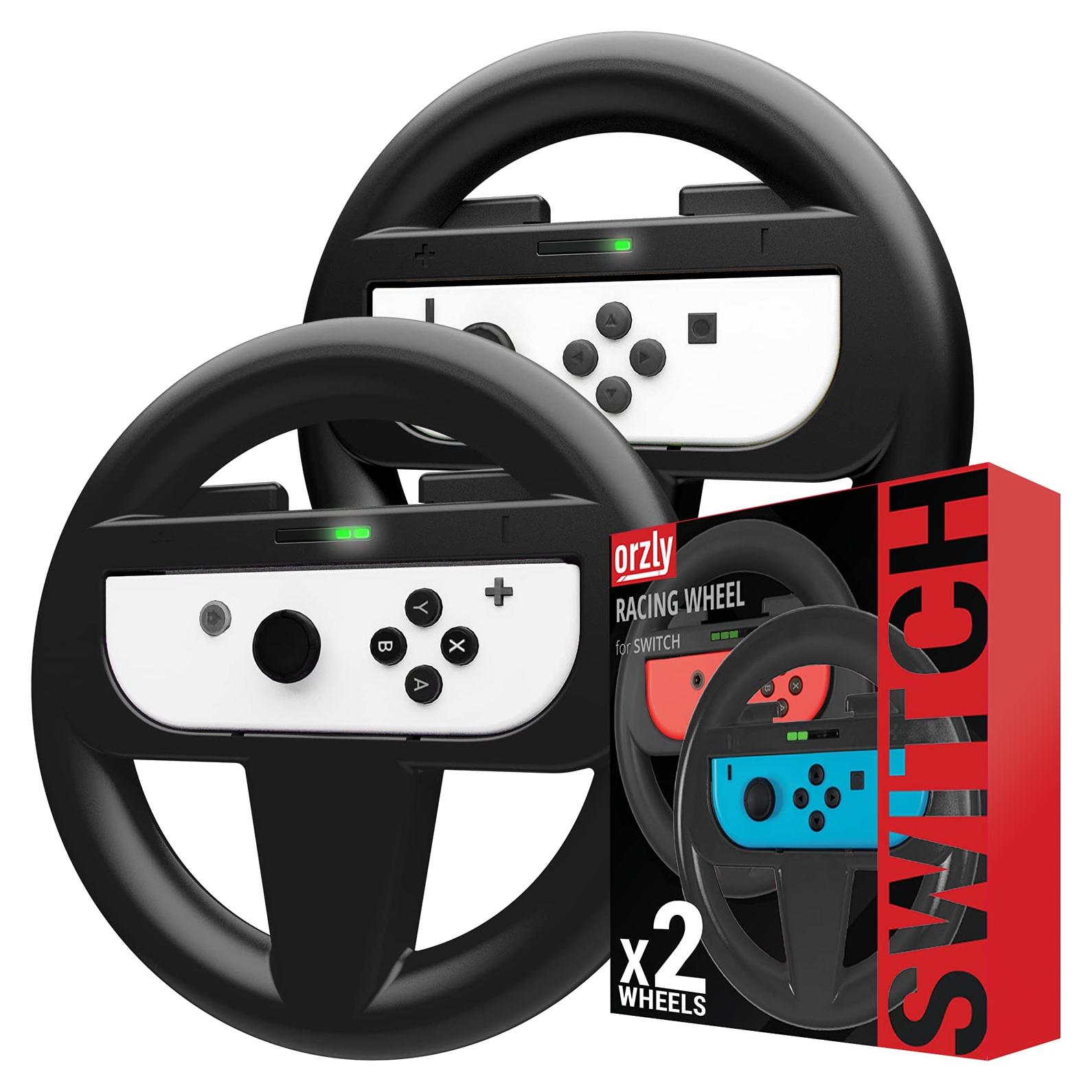 Ruedas de Dirección Orzly para Nintendo Switch - Paquete Doble