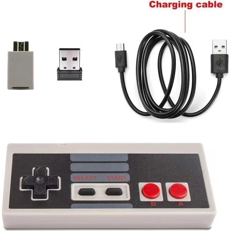 Controlador Inalámbrico ZAMPAM para Mini NES con Adaptador USB