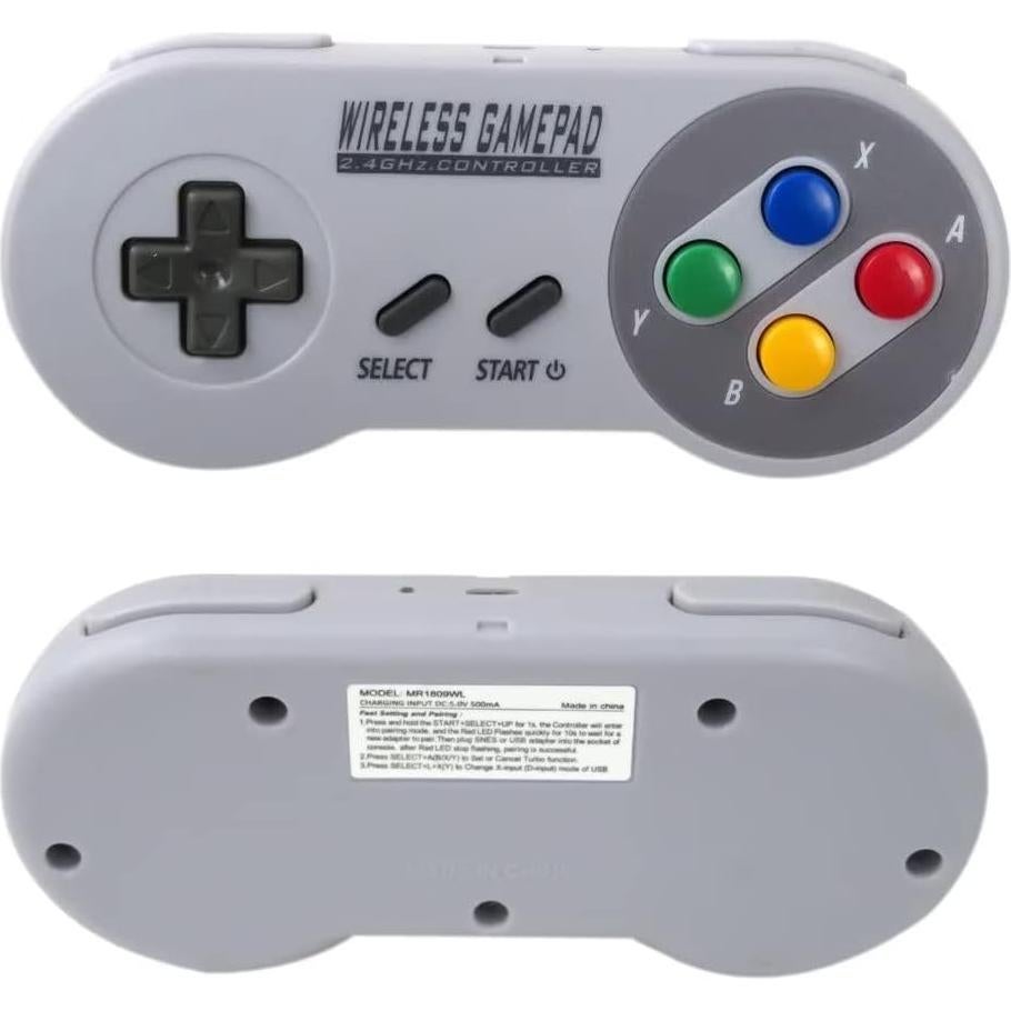 Controlador Inalámbrico 2.4G USonline911 para SNES Mini - 2 Pcs