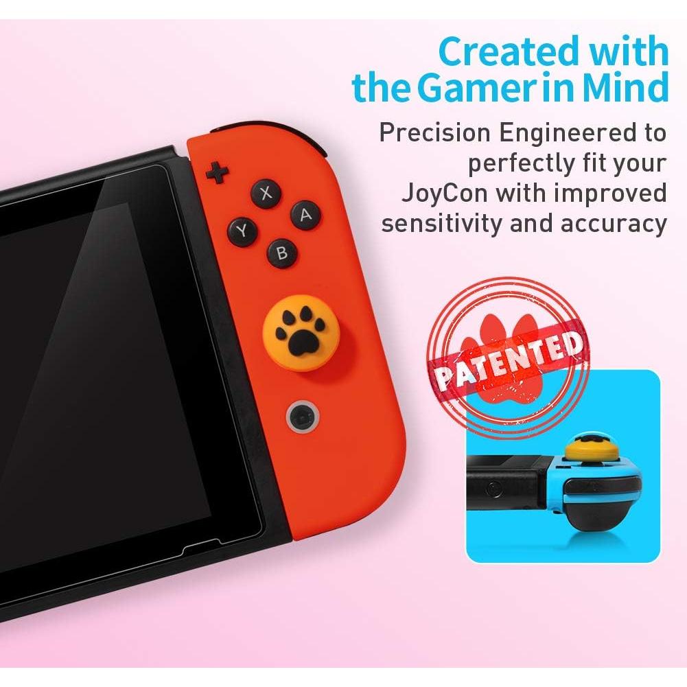 Cubiertas de Pulgar de Garra de Gato Oritikur para Joy-Con Switch