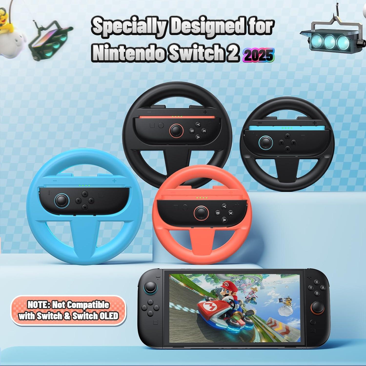 Volantes KINWIN para Nintendo Switch 2 Joycon - 4 Pack