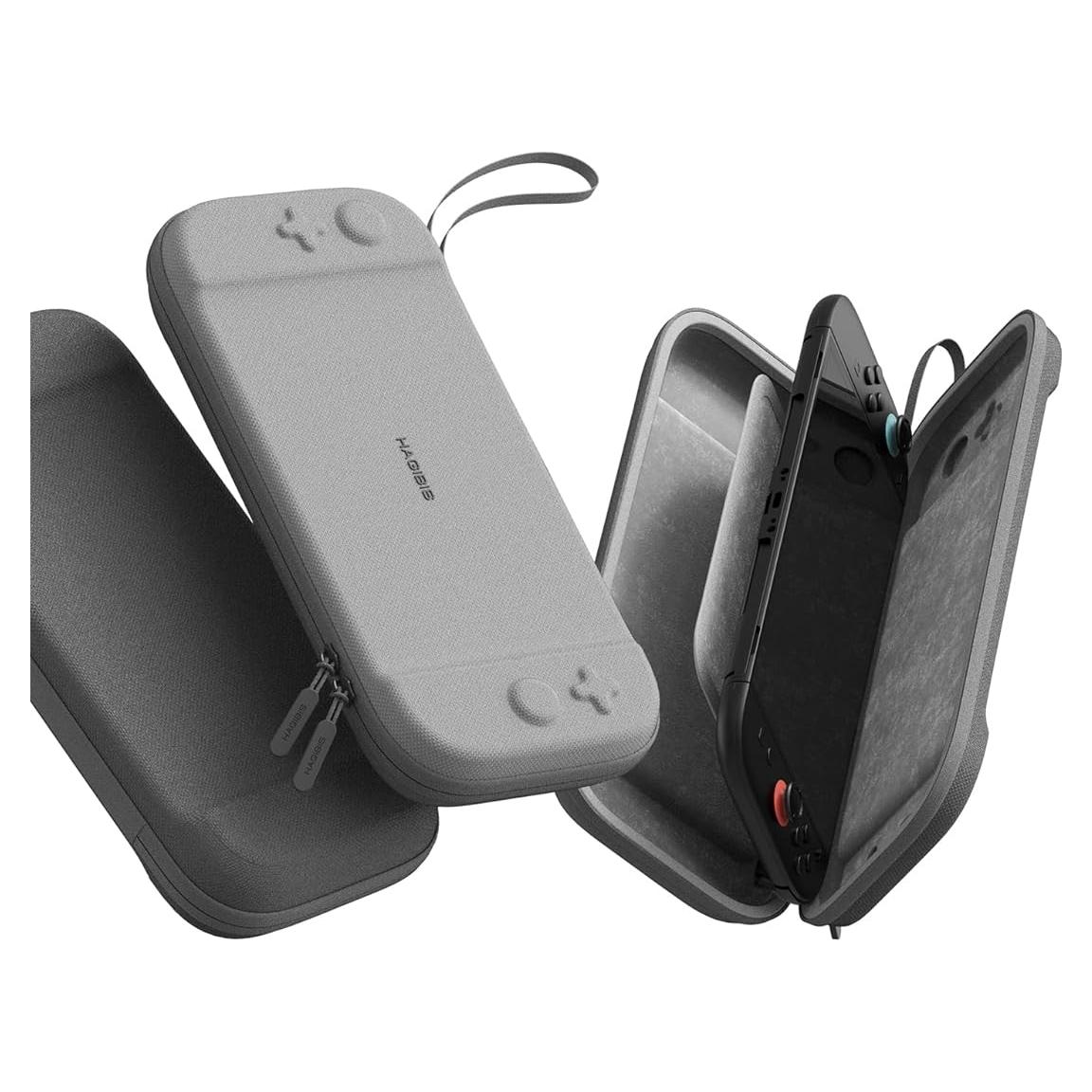 Funda de Transporte Hagibis para Nintendo Switch 2 - Gris, 10 Cartuchos
