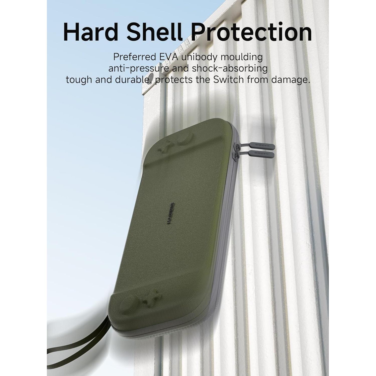 Funda de Transporte Hagibis para Nintendo Switch 2 - Gris, 10 Cartuchos