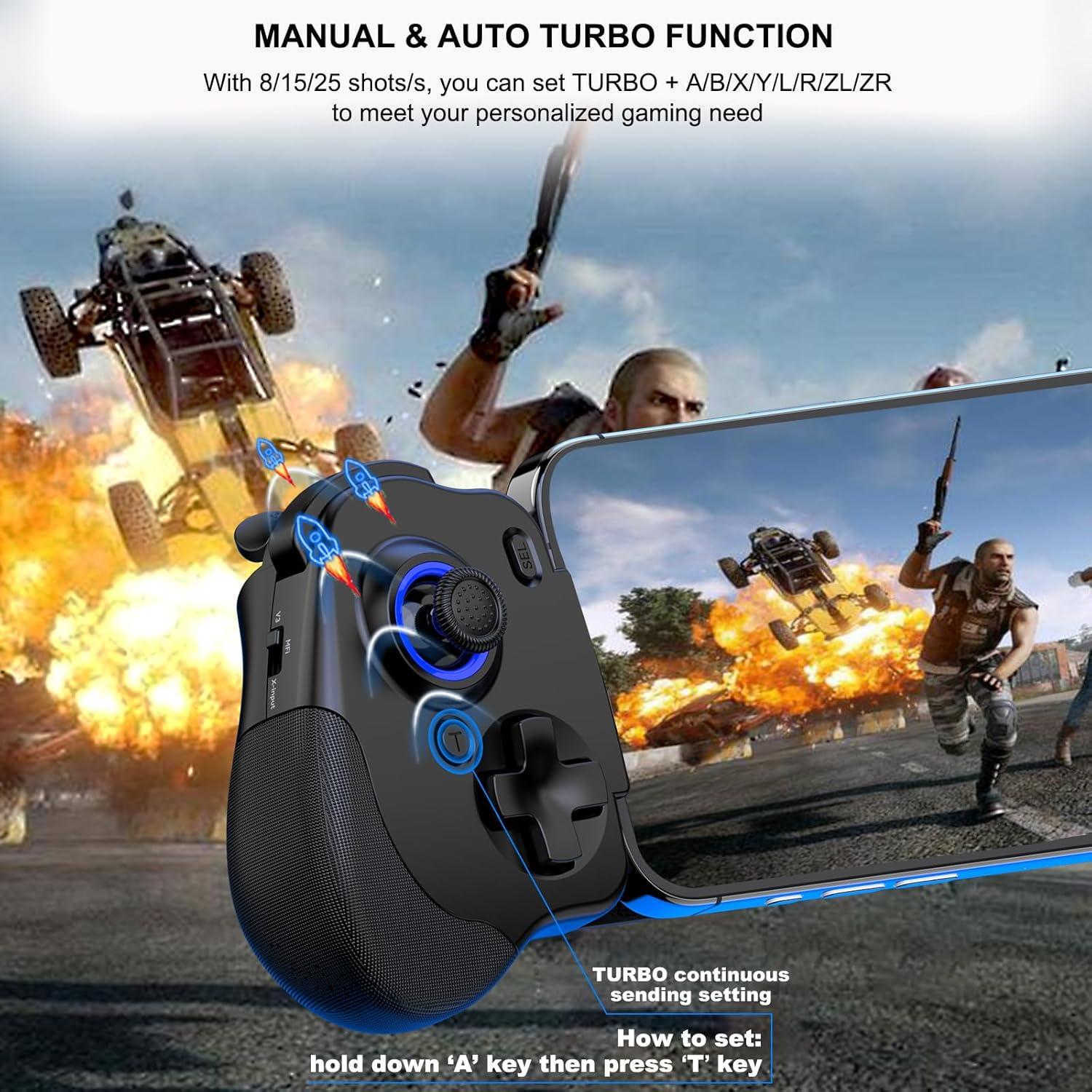 Controlador de Juegos Móvil Megadream Tipo C para iPhone 15/16 y Android