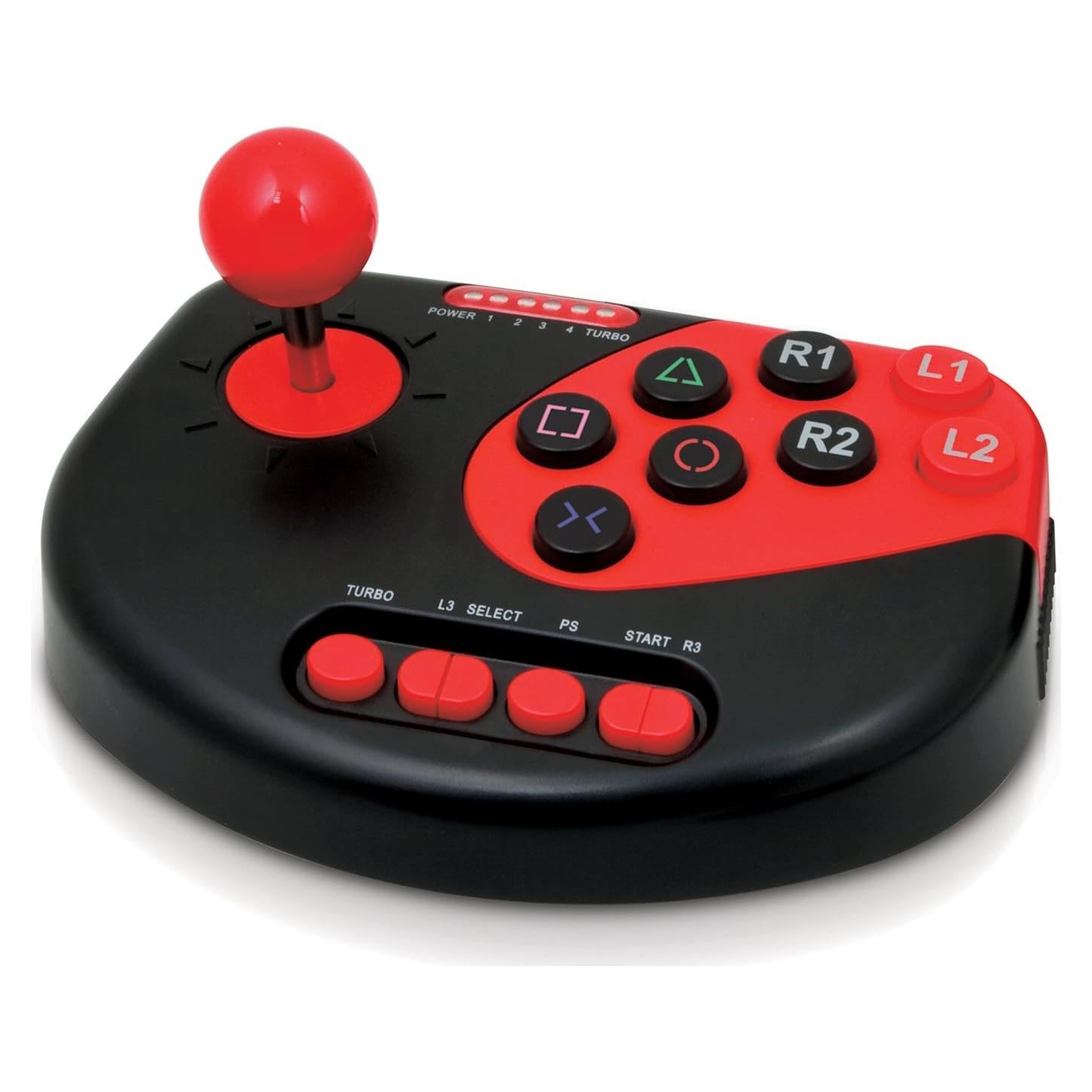 Controlador Lucha Arcade Micro DreamGEAR PS3 Negro