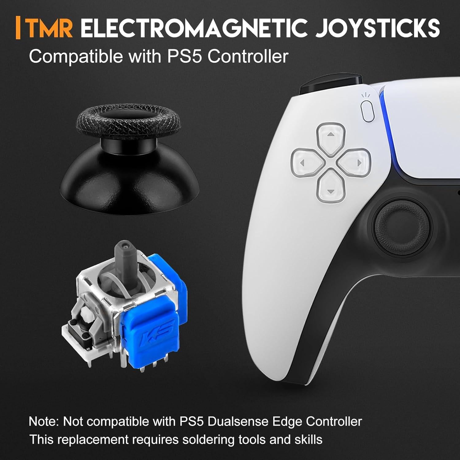 Joysticks de Reemplazo TOMSIN TMR para Controlador PS5 - Kit de 4