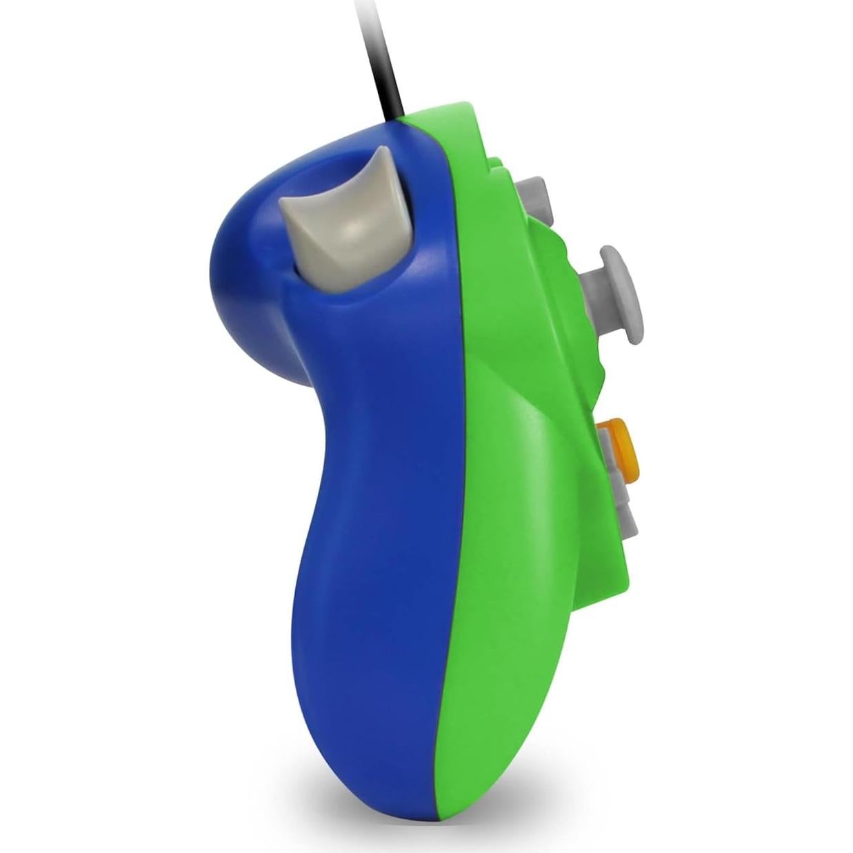 Controlador con Cable Cirka para Wii/GameCube Verde/Azul