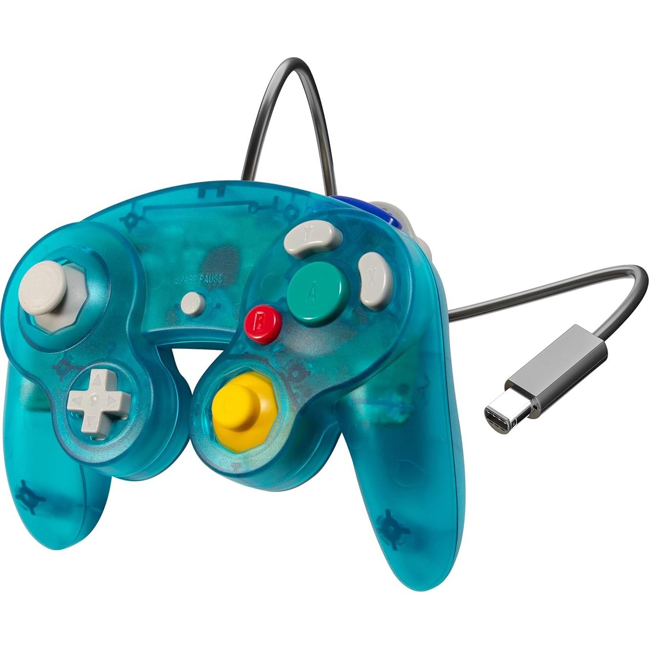 Controlador Joystick Ultimate XYAB para Nintendo GameCube - Azul Hielo