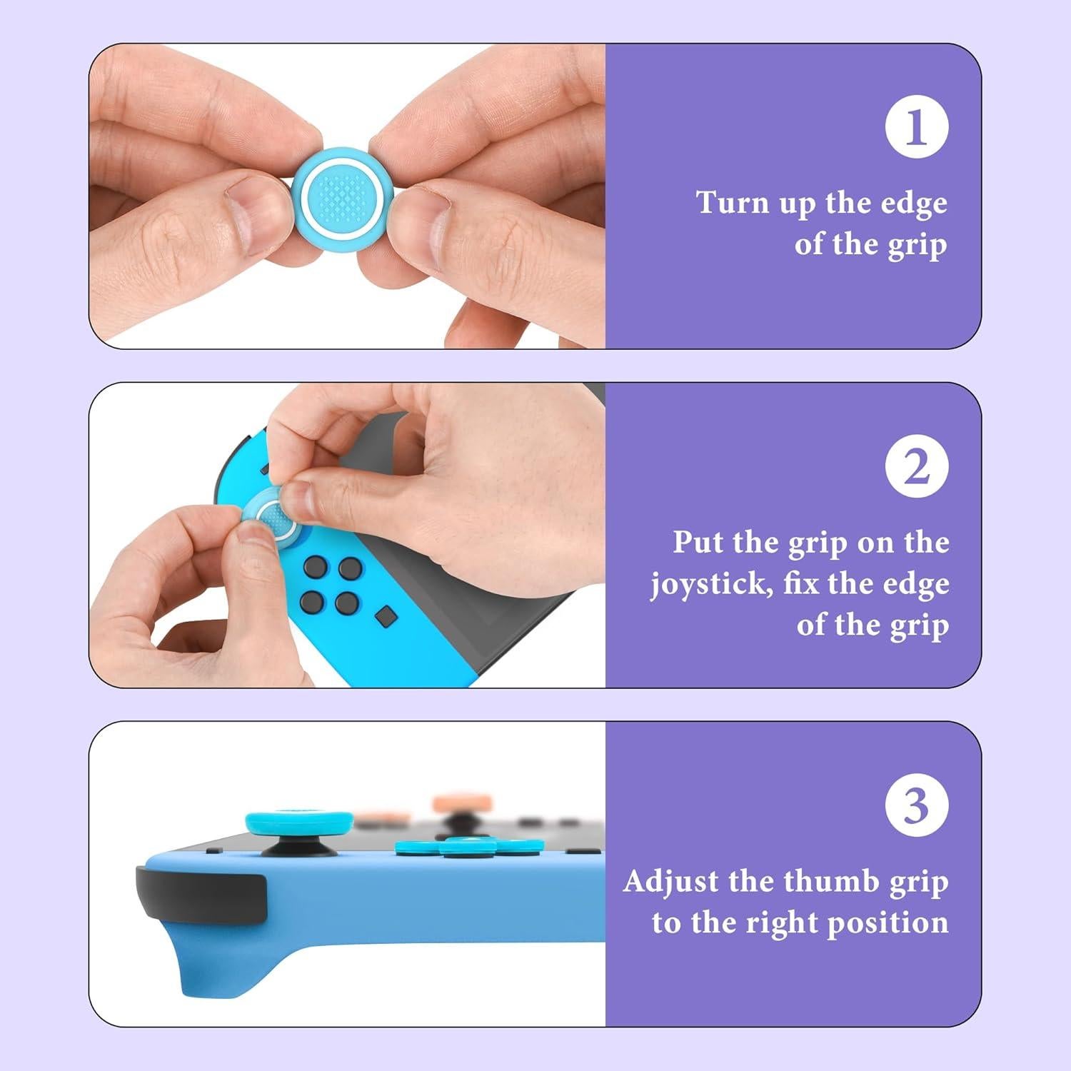 Cubierta de Silicona Antideslizante Geekria para Nintendo Switch 2