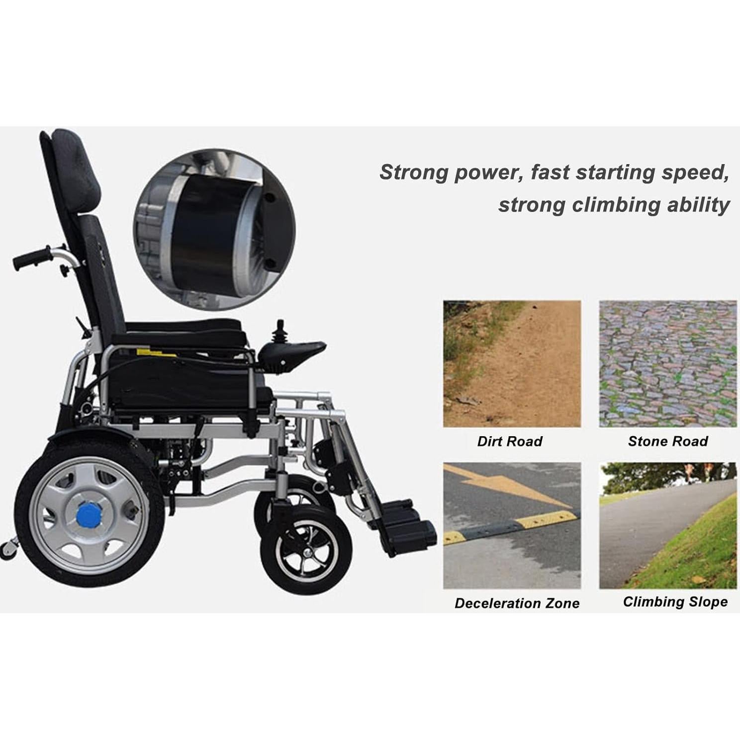 Controlador Joystick Silla de Ruedas Eléctrica Hilitand 24V 50A